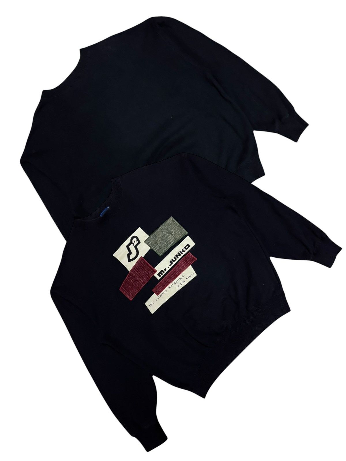 Japanese Brand × Michiko Koshino London × Mr. Junko Vtg 90s J2 Mr. Junko Koshino Embroidered Sweatshirt Size US M / EU 48-50 / 2 - 1 Thumbnail