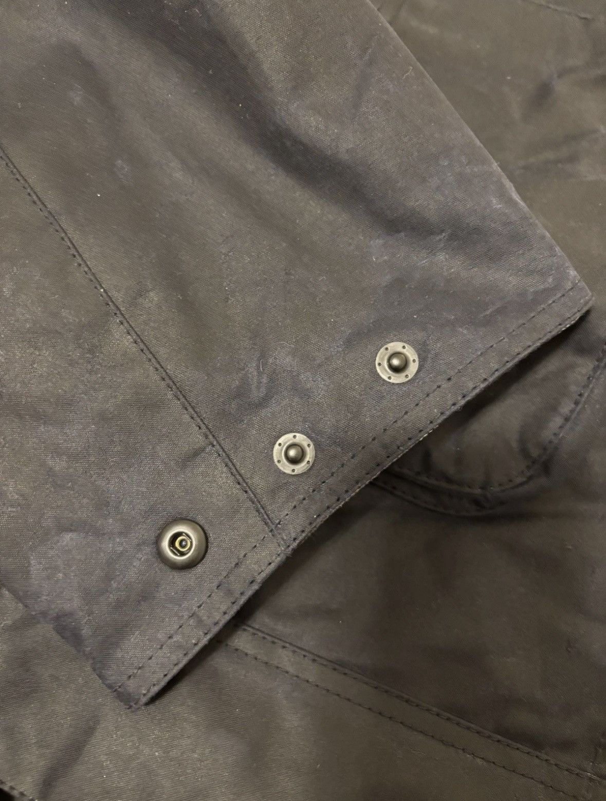 Barbour Barbour x Levi's OS Bedale Waxed Jacket L Blue Oversized Size US L / EU 52-54 / 3 - 11 Thumbnail