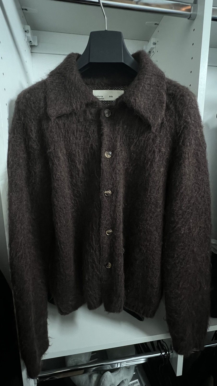 California Arts Mohair Cardigan - Brown