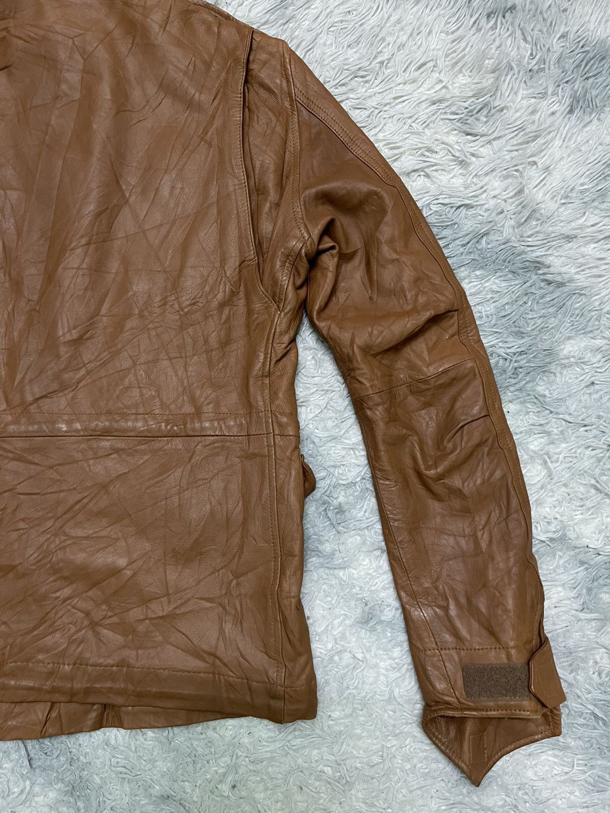 PPFM 2000s PPFM MULTI-POCKET LEATHER JACKET Size US M / EU 48-50 / 2 - 11 Thumbnail