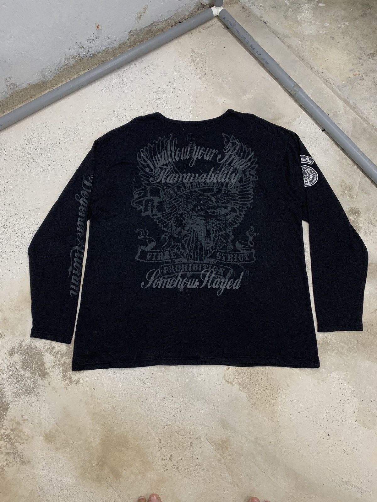In The Attic Growth Big Y2k Gothic Mediaval Print Patch Oversize Size US XXL / EU 58 / 5 - 2 Thumbnail