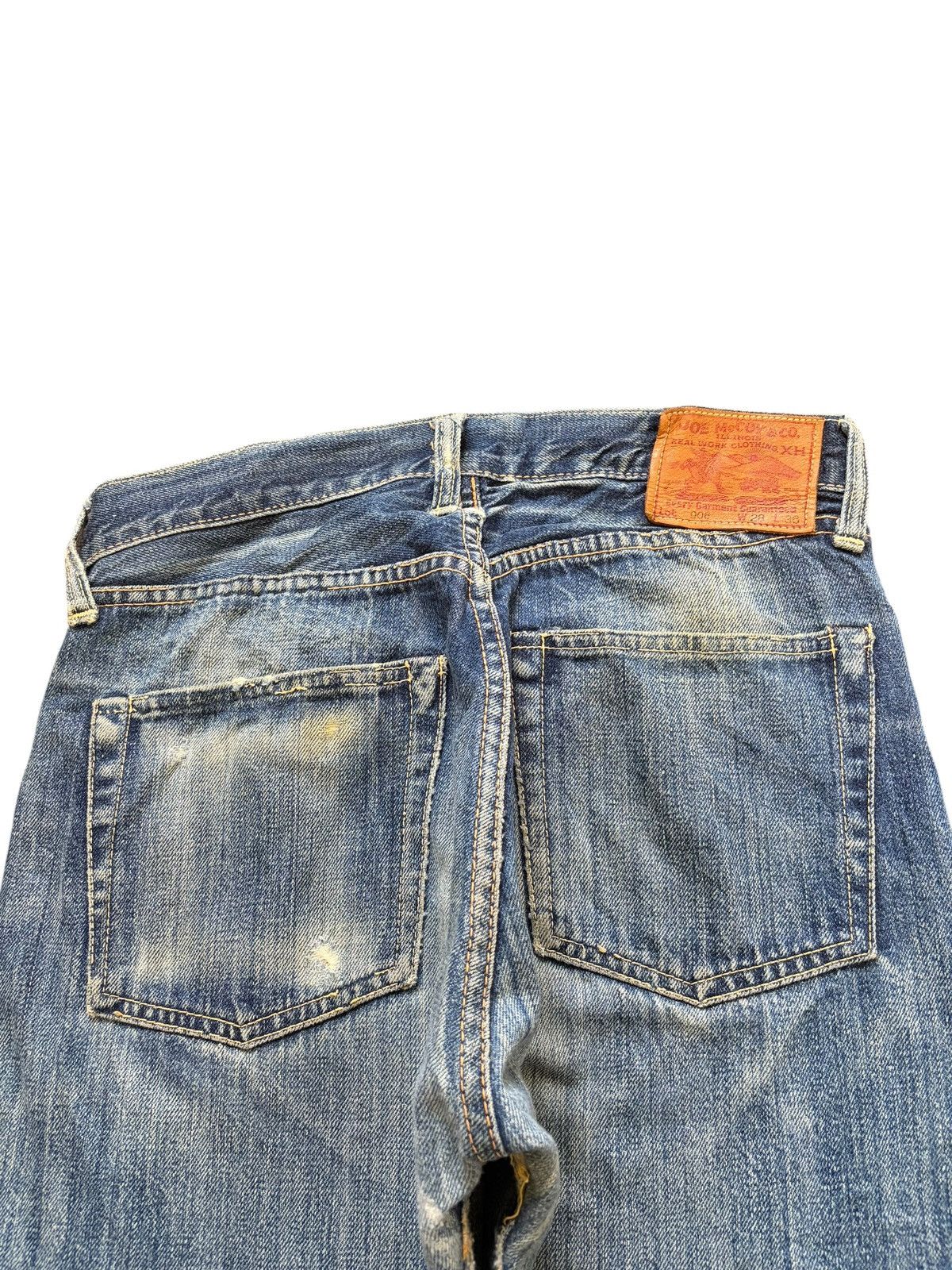 The Real McCoy's Vintage Joe Mc Coys Selvedge Jeans Size US 28 / EU 44 - 4 Thumbnail