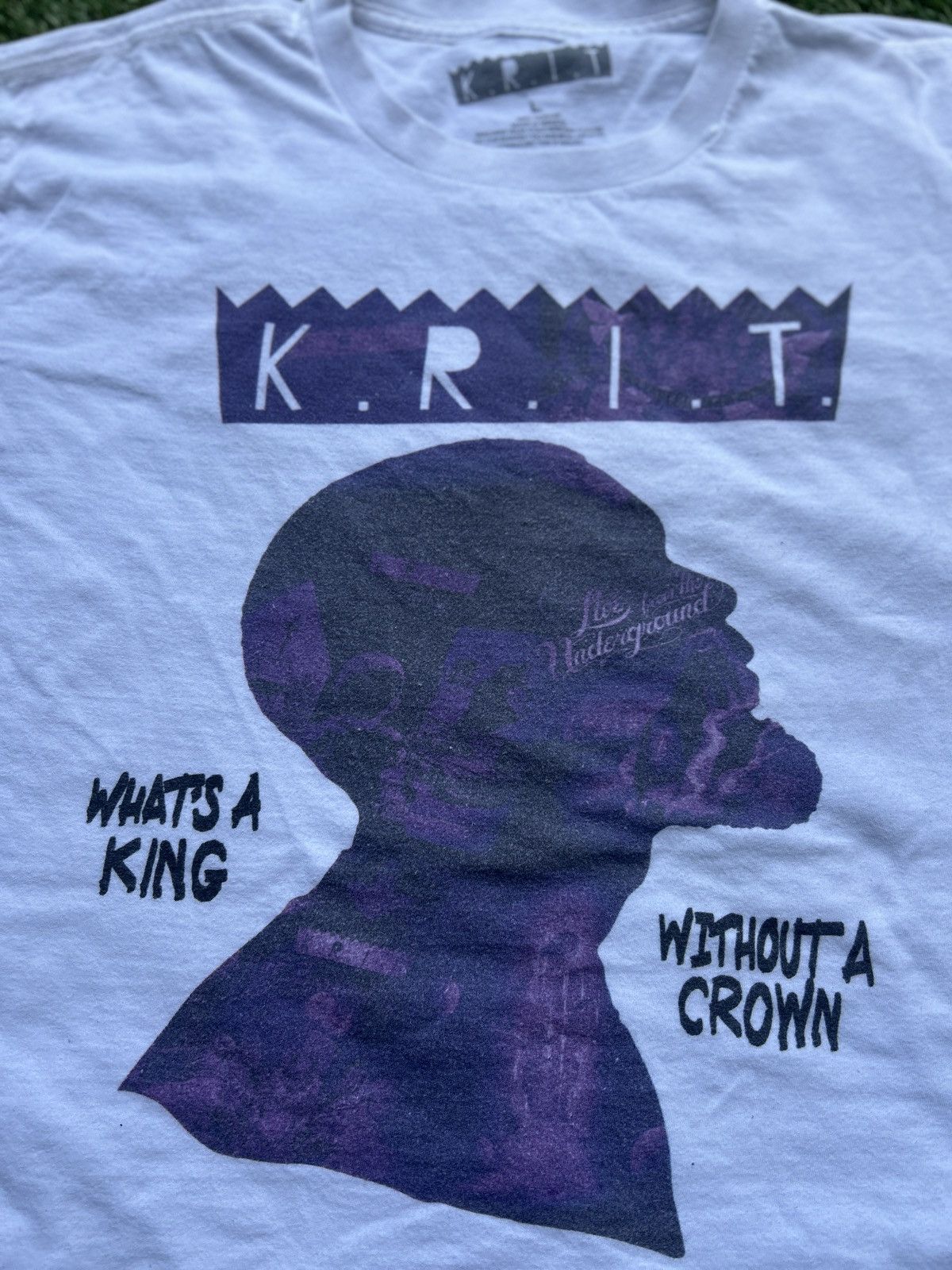 Rap Tees Big K.R.I.T. “What’s A King Without A Crown” T Shirt Size US L / EU 52-54 / 3 - 2 Thumbnail