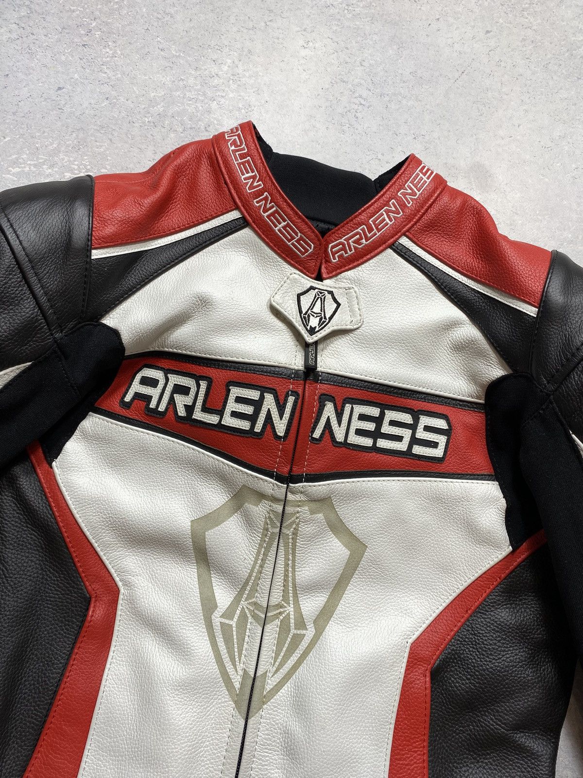Leather Men's motorcycle leather jacket Arlen Ness Edge Size US L / EU 52-54 / 3 - 3 Thumbnail