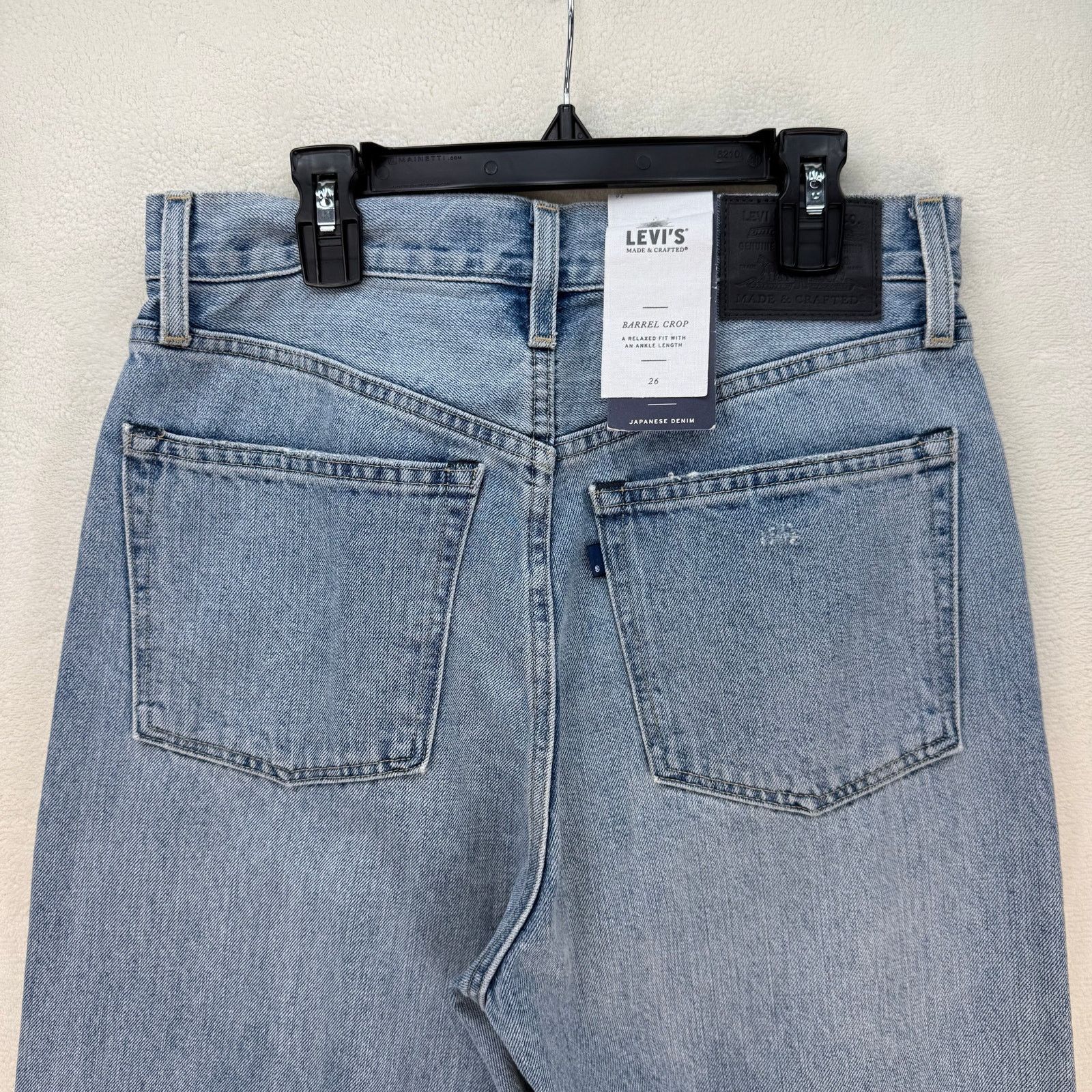 Levi's LEVI'S "MADE & CRAFTED" JAPANESE FABRIC WOMEN'S 26 LIGHT Size 26" / US 2 / IT 38 - 7 Thumbnail
