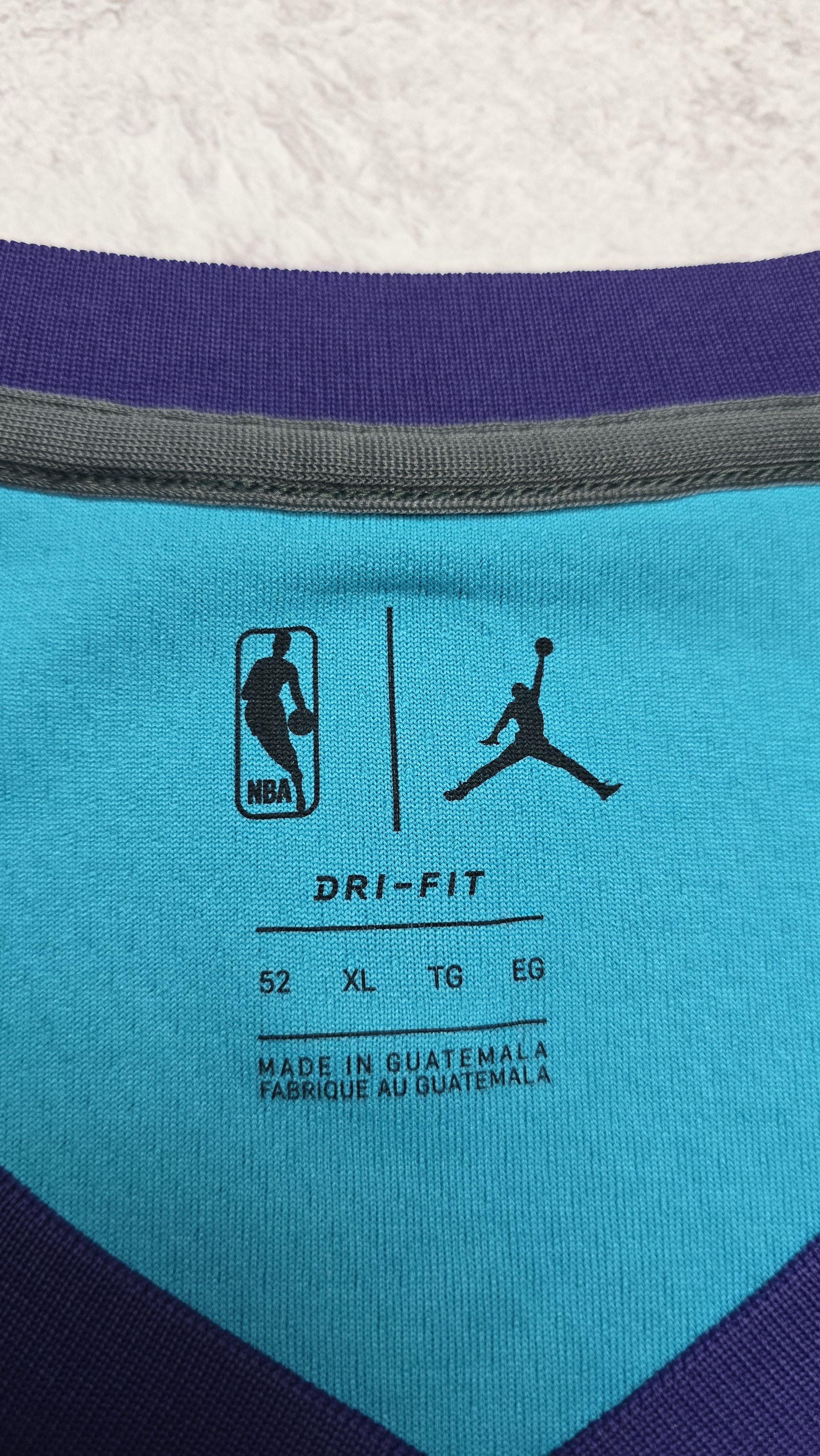 Nike Charlotte Hornets Jordan Brand Swingman Blank Jersey Teal Size US XL / EU 56 / 4 - 9 Thumbnail