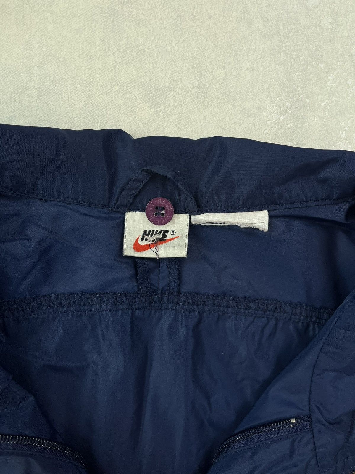 Nike × Vintage 90s Nike Double Swoosh Vintage Y2K Oversized Nylon Jacket Size US XL / EU 56 / 4 - 4 Thumbnail