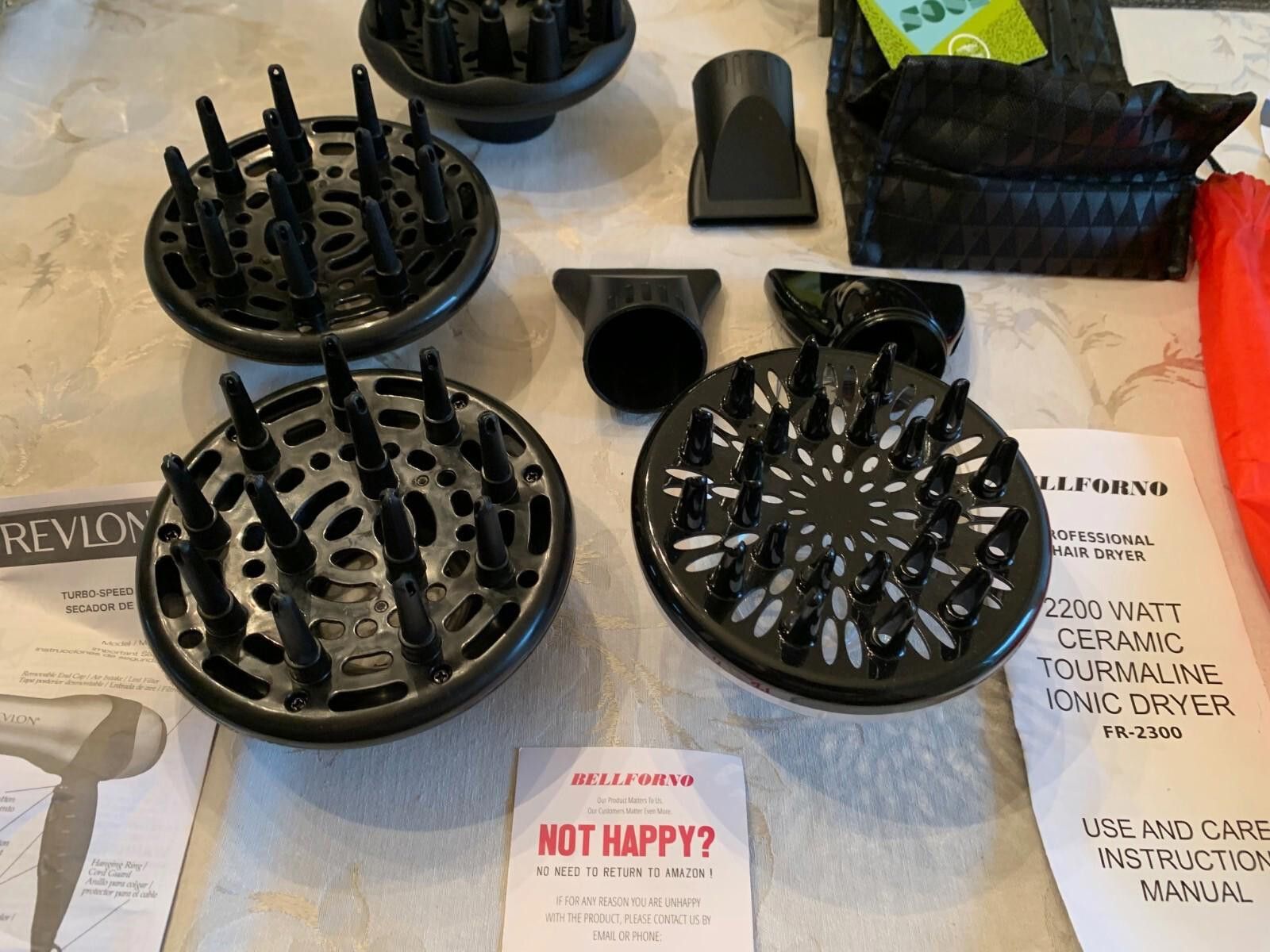 The Unbranded Brand Various Hair Dryer Attachment Parts and Hair Holders Size ONE SIZE - 5 Thumbnail