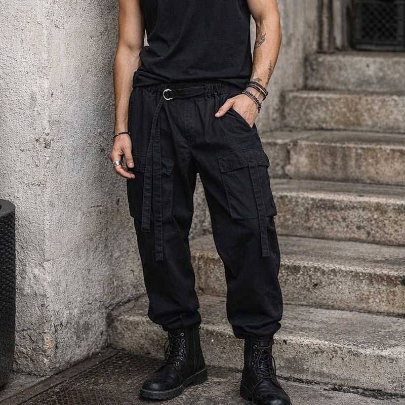 SKINGRAFT Jonny Cota Studio Black Cargo Pants Cotton Size XL Size US 36 / EU 52 - 1 Thumbnail