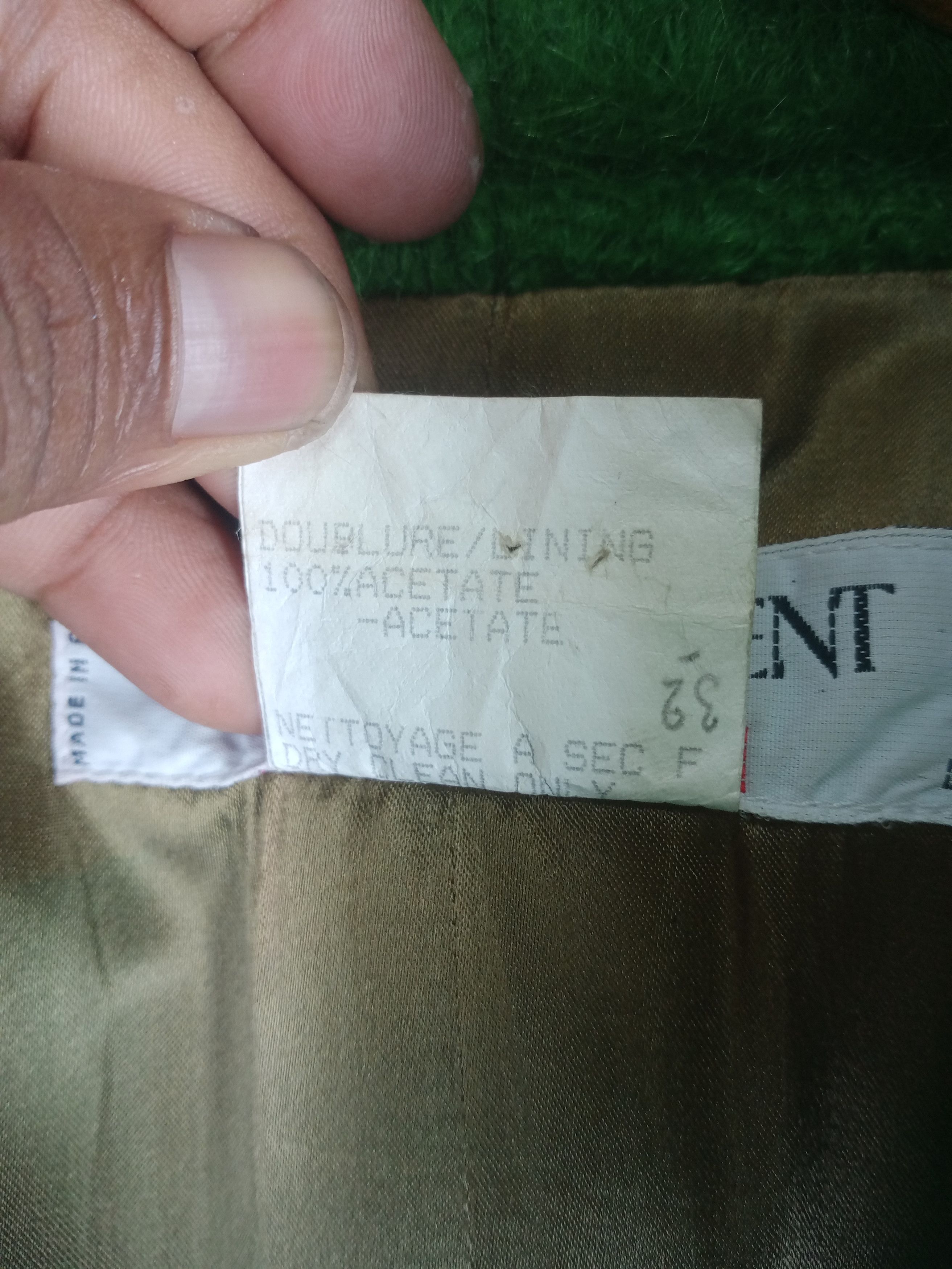 Rare Vintage Yves Saint Lauren River Gauche Coat