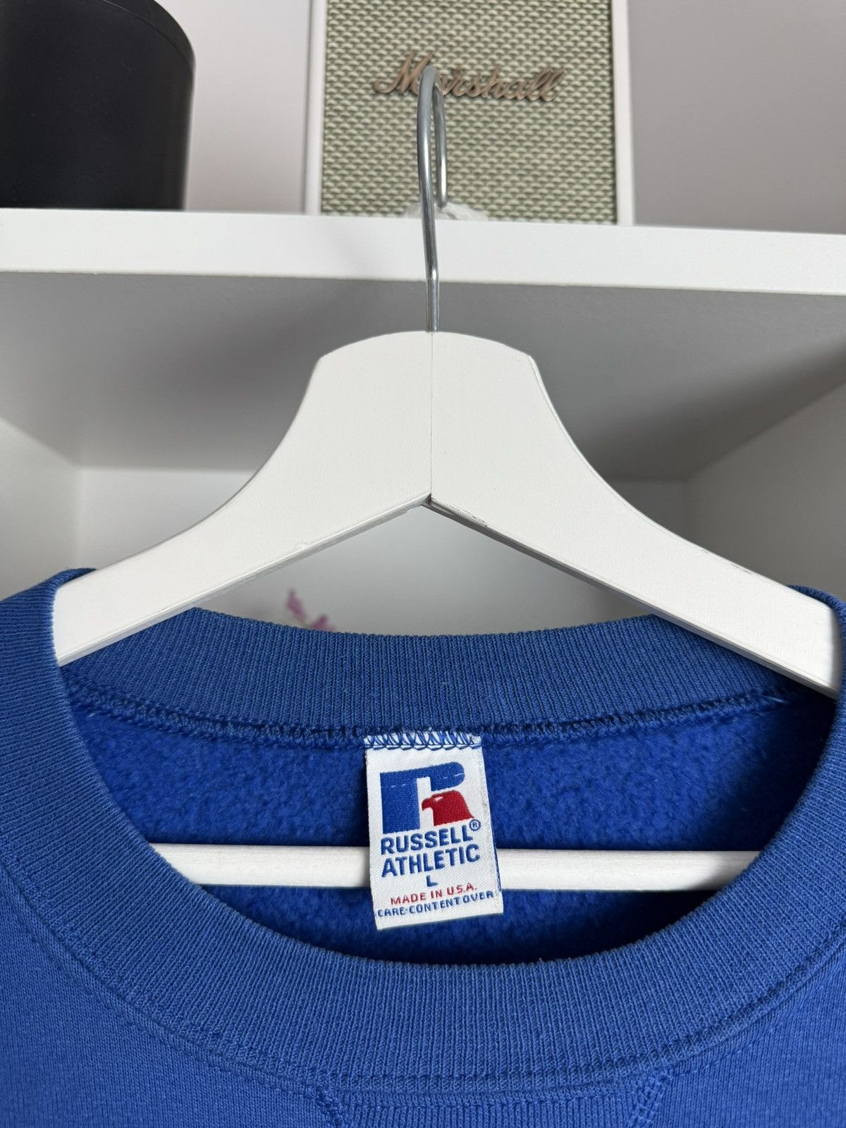 Russell Athletic × Vintage Vintage 90s Russell Athletic New York Rangers NHL sweatshirt Size US XL / EU 56 / 4 - 5 Thumbnail