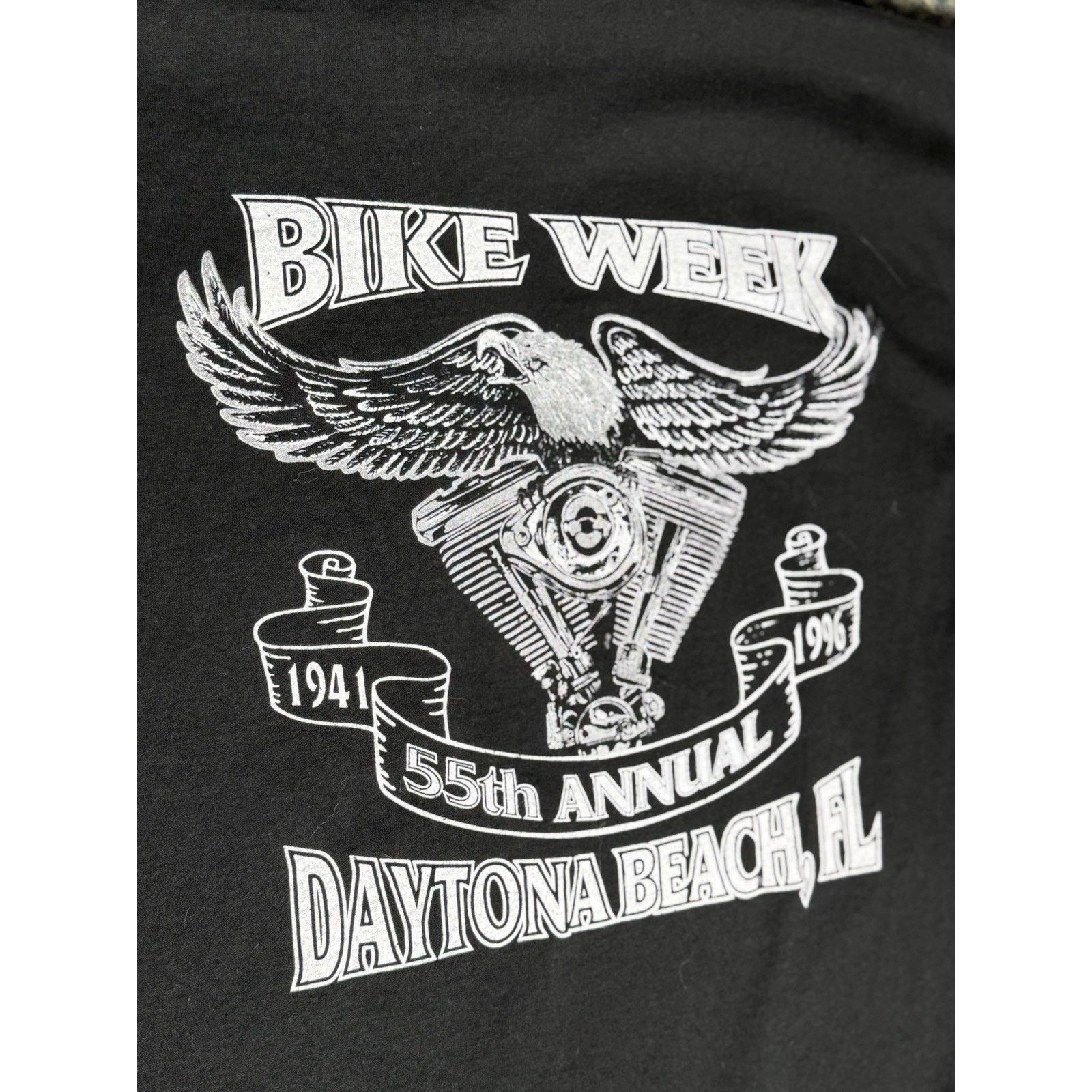 & Other Stories Vintage 1996 Daytona Bike Week Black USA Eagles 90s Sz XL Size US XL / EU 56 / 4 - 7 Thumbnail