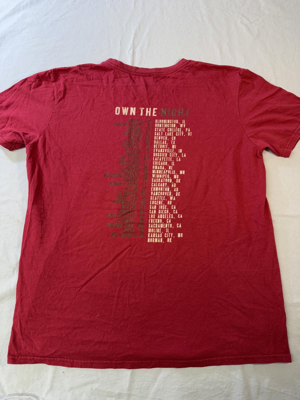 Gildan Lady Antebellum T-shirt Own the Night Tour 2011 Tee - L Size US L / EU 52-54 / 3 - 2 Thumbnail
