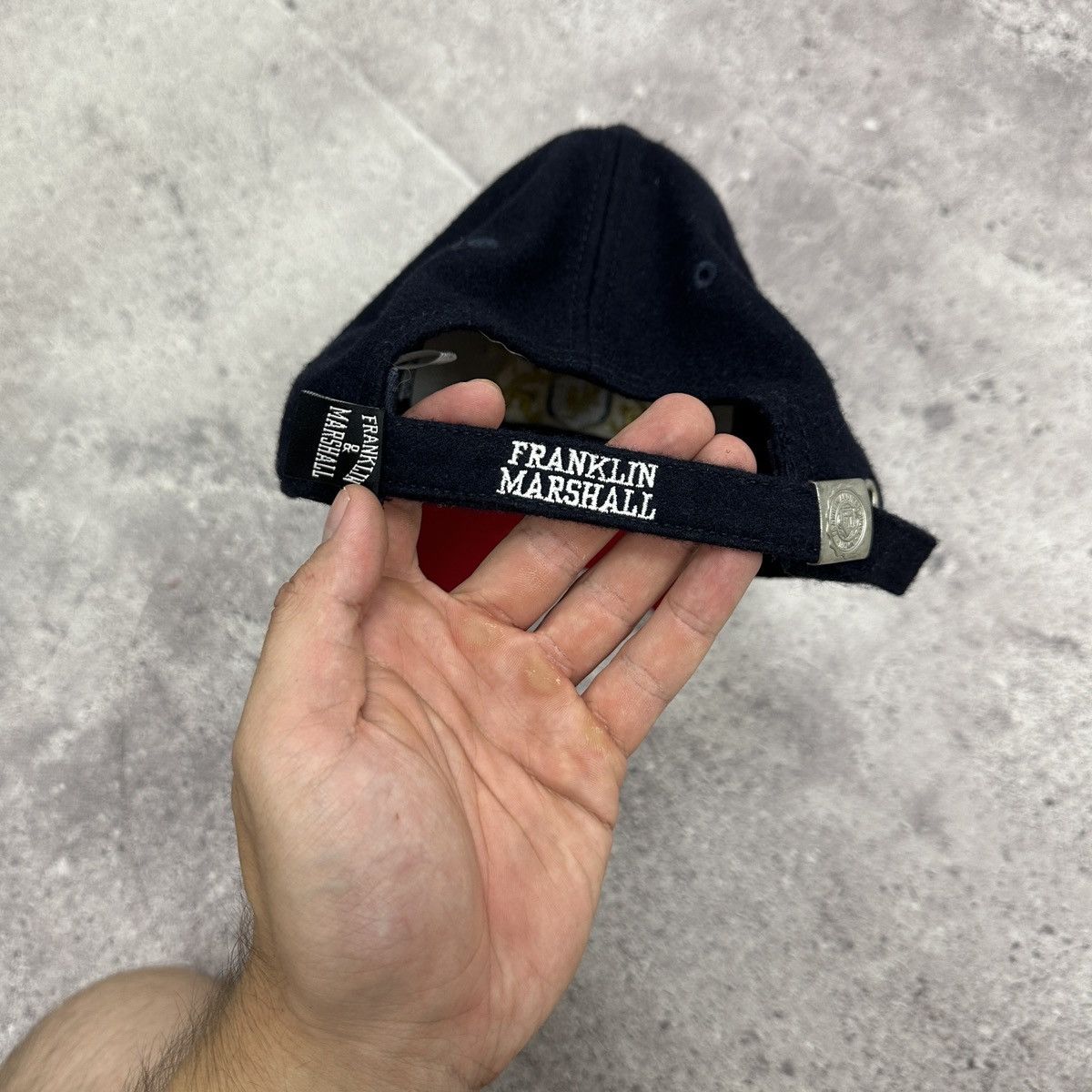 Franklin & Marshall Vintage 00s Franklin Marshall Wool cap y2k Embroidered logo Size ONE SIZE - 4 Thumbnail