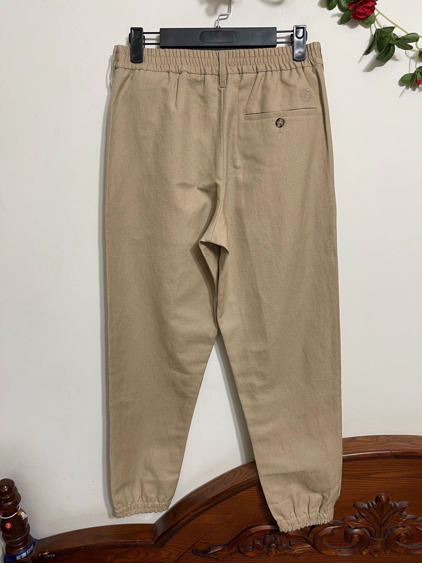 Burberry Burberry Slim Wool-Linen Trousers 44 Size US 28 / EU 44 - 2 Thumbnail