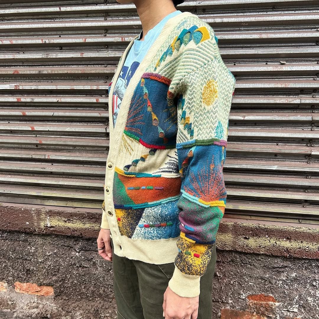 Aran Isles Knitwear × Vintage Vintage 90s Geccu Australia Knitwear Pure Merino Wool Size US L / EU 52-54 / 3 - 2 Thumbnail