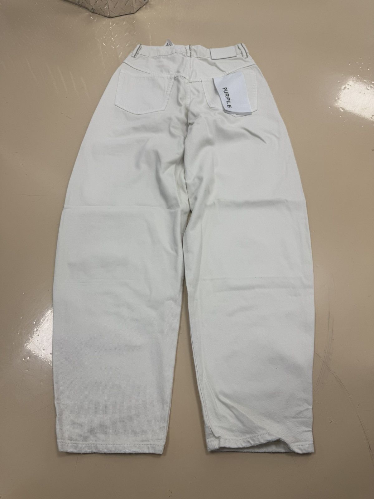 Other Purple Brand Barrel Whisper White Jeans Size 26" / US 2 / IT 38 - 5 Thumbnail