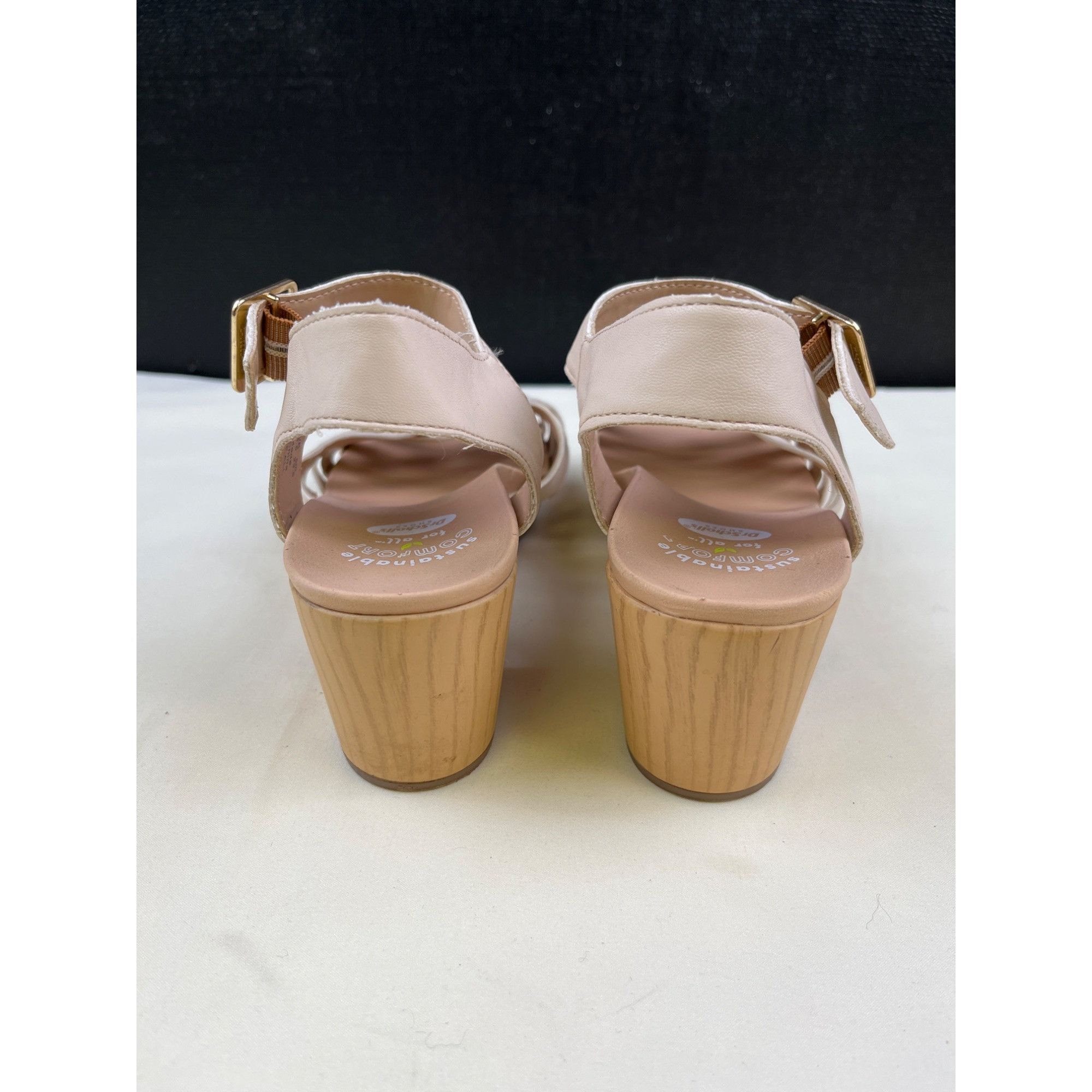 Other Dr. Scholl's First For All Women's Beige Leather Shoes/Heele Size US 6.5 / IT 36.5 - 2 Thumbnail