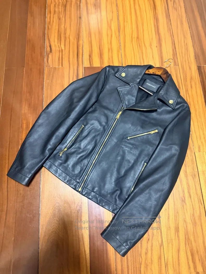 Versace Versace Main line leather jacket jacket Size US M / EU 48-50 / 2 - 1 Thumbnail