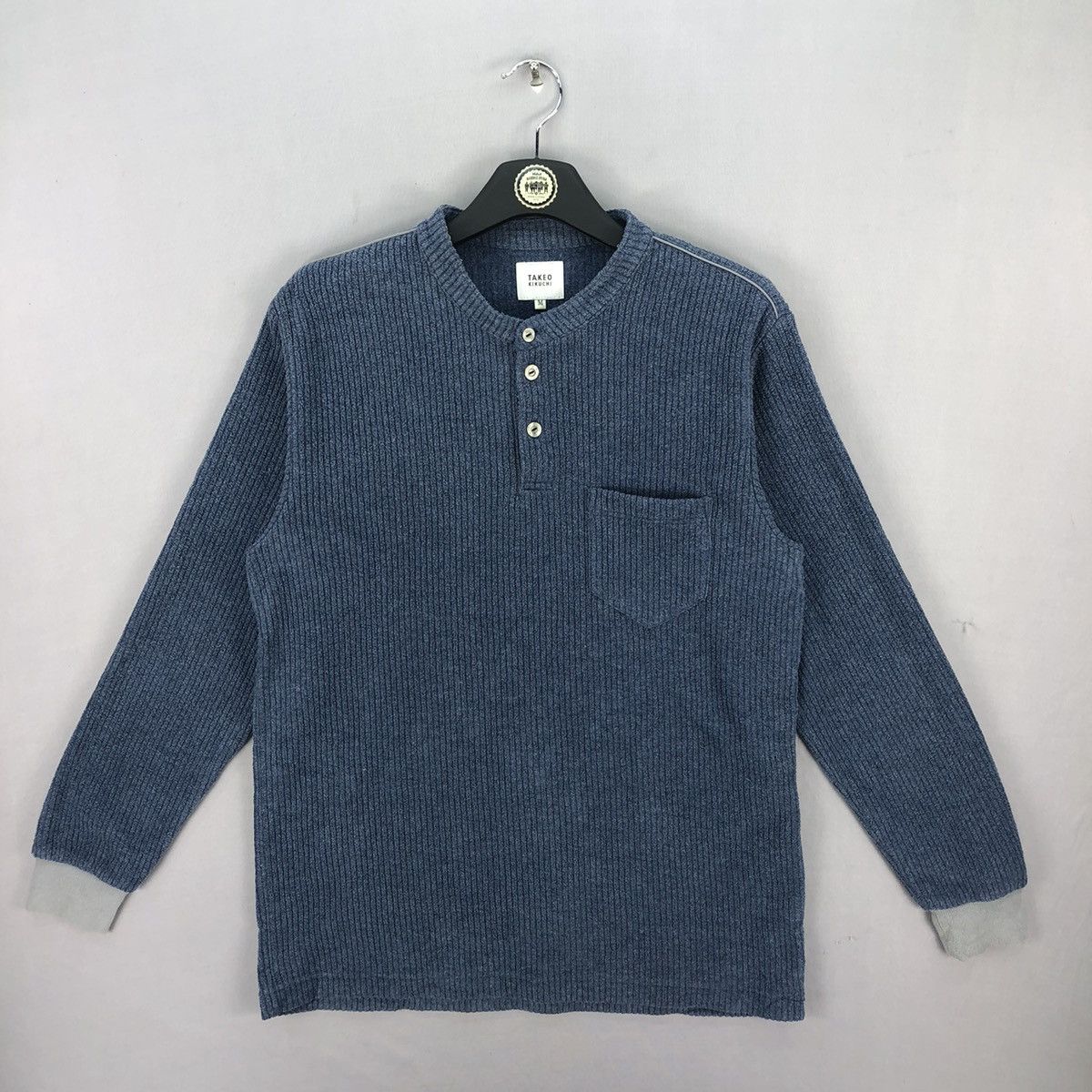 OLD TakeoKikuchi waffle cotton l/s T