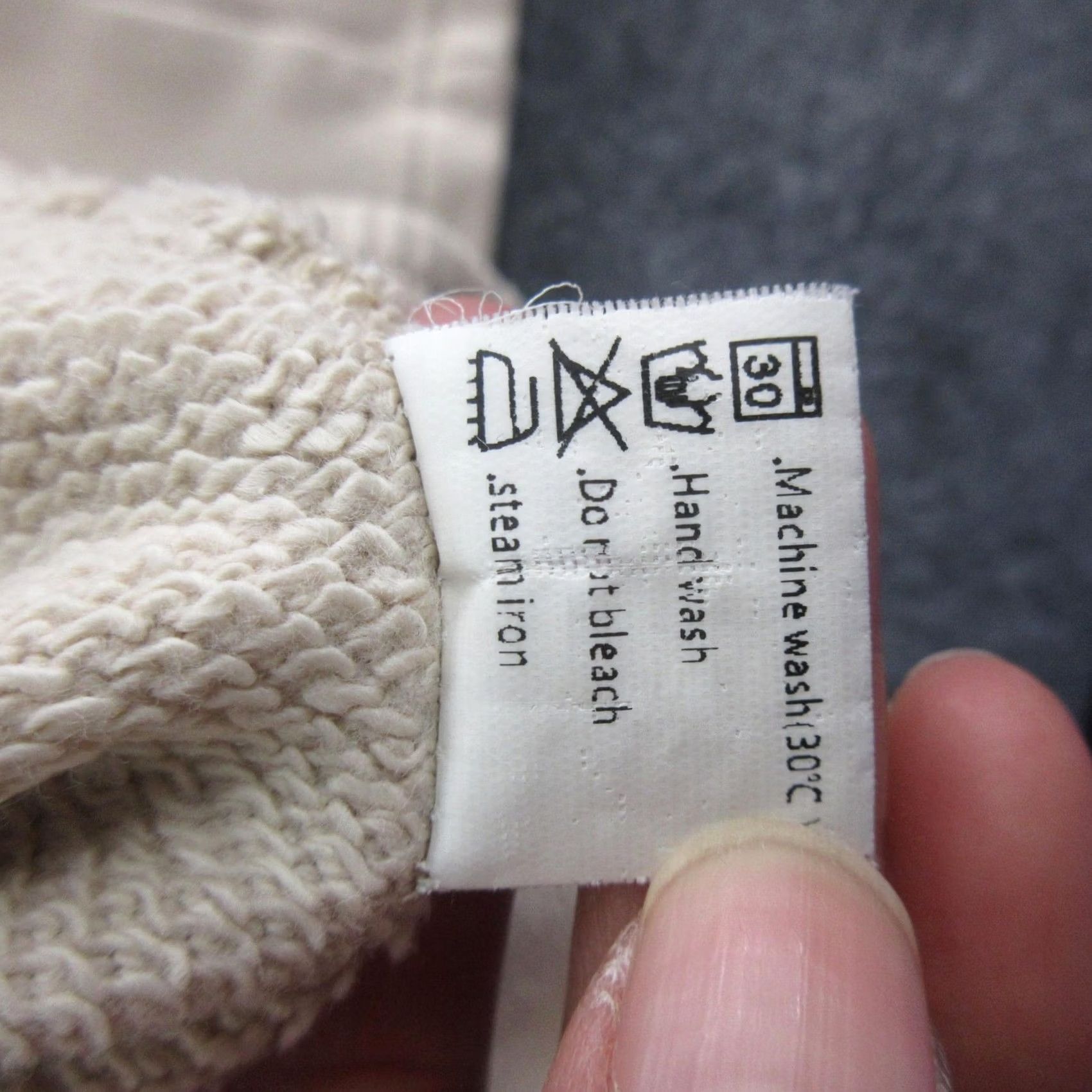 Vintage ANRABESS Pants Womens Medium Beige Flare Leg Knit Sweatpants Casual Size 32" / US 10 / IT 46 - 7 Thumbnail