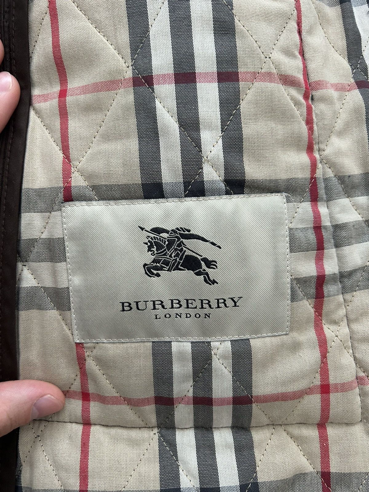 Burberry Women's BURBERRY London Quilted Jacket Blazer Nova Check Size M / US 6-8 / IT 42-44 - 3 Thumbnail