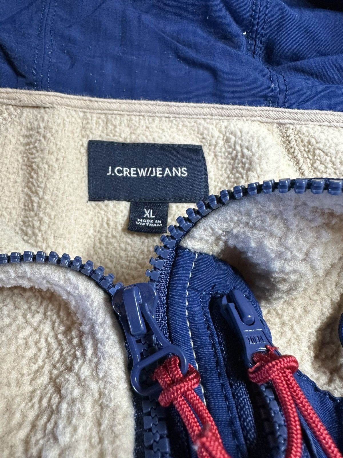 J.Crew 🔵 RARE J. Crew Nordic Sherpa Fleece Hoodie Jacket Size US XL / EU 56 / 4 - 3 Thumbnail