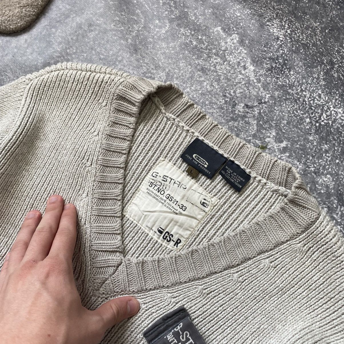 G-Star Vintage G-Star Raw Big Logo Avantgarde y2k sweater Size US L / EU 52-54 / 3 - 5 Thumbnail