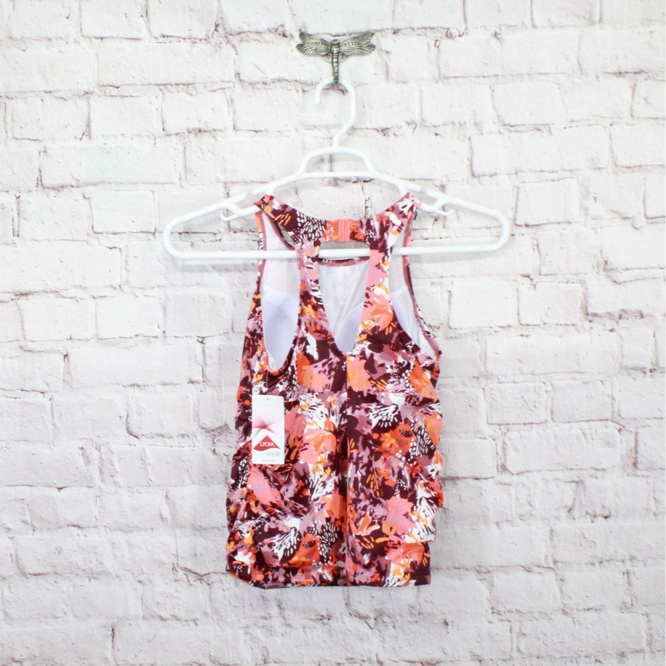 L.L. Bean LL Bean Women's BeanSport Swimwear High Neck Tankini Top Size S / US 4 / IT 40 - 6 Thumbnail