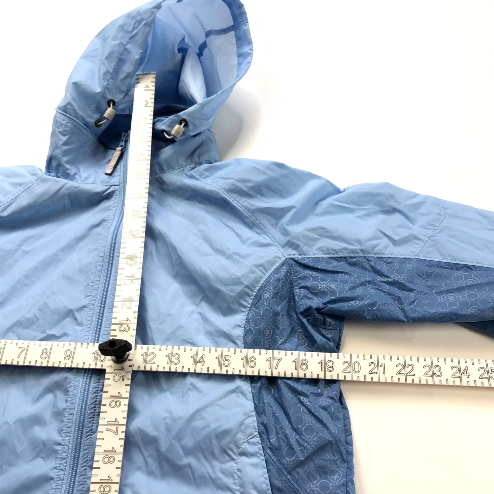 Vintage Columbia Womens Packable Stow Waterproof Jacket Shirt Adult M Light Blue Jacket Woman, Lightweight, Navy? Size M / US 6-8 / IT 42-44 - 6 Thumbnail
