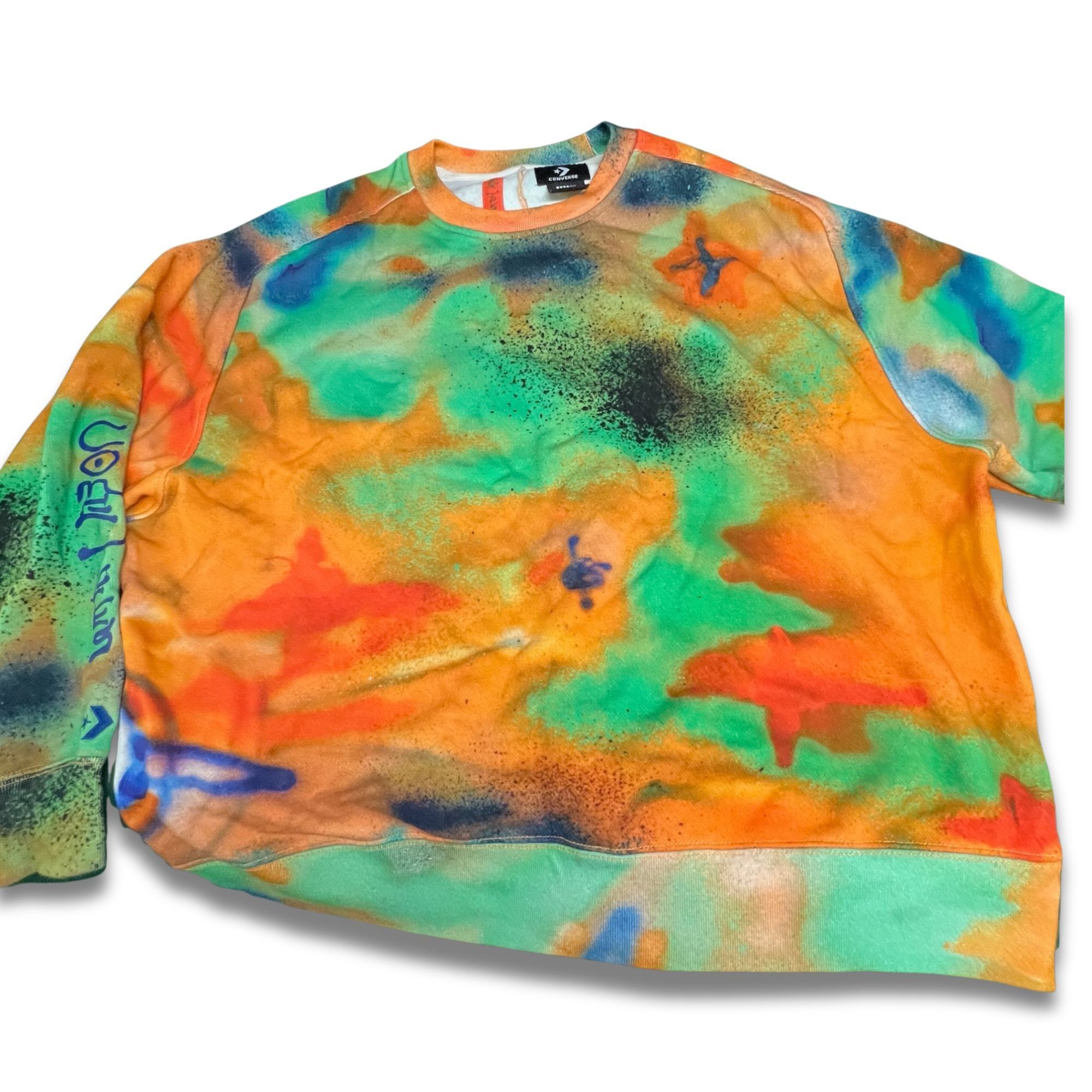 Converse Converse Shapes X Come Tees Fleece Crew Sweatshirt Multicolo Size M / US 6-8 / IT 42-44 - 3 Thumbnail