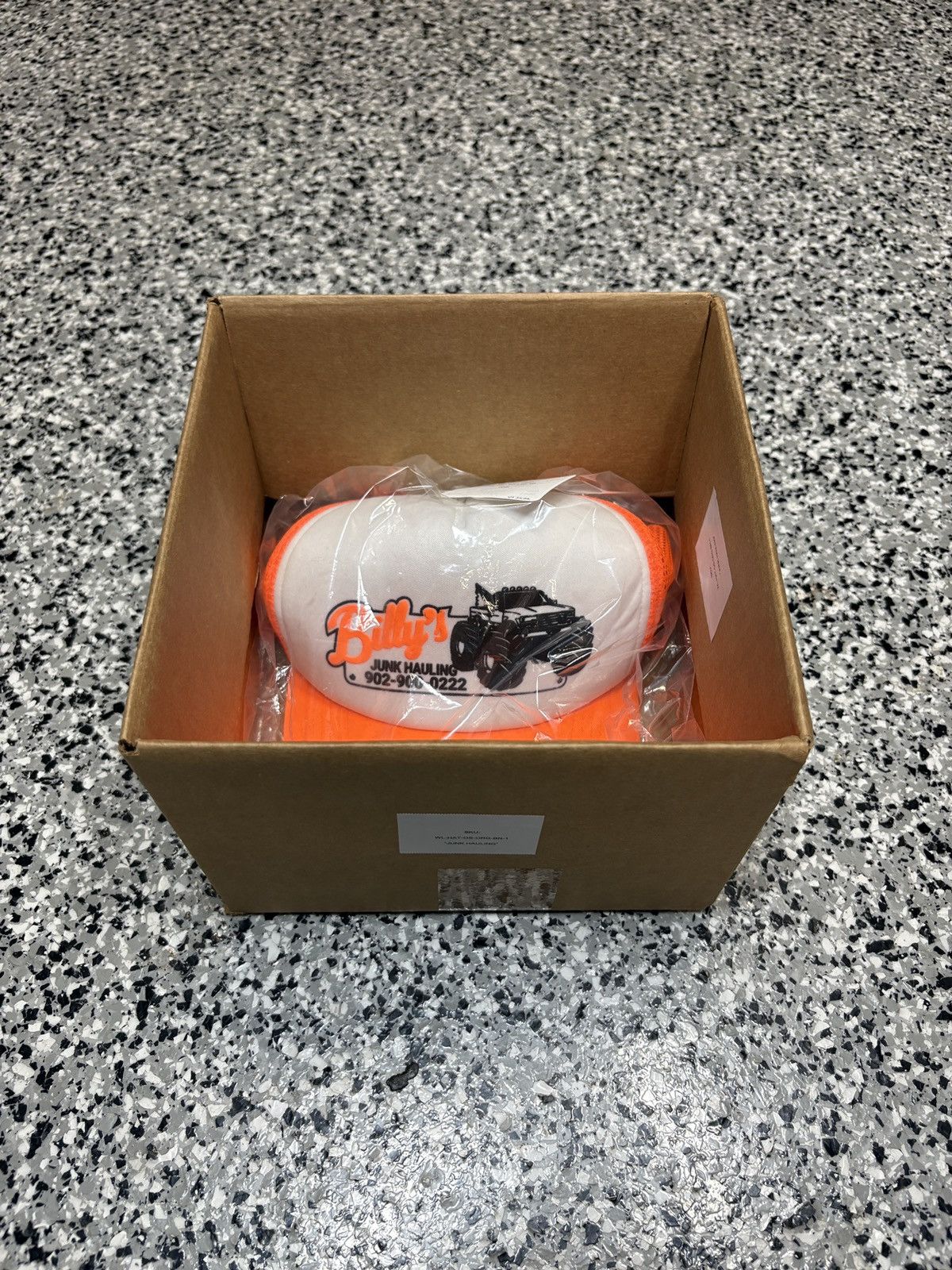 Billy Hill 2022 Billy Hill Neon Orange “Junk Hauling” Trucker Mesh Hat Size ONE SIZE - 6 Thumbnail