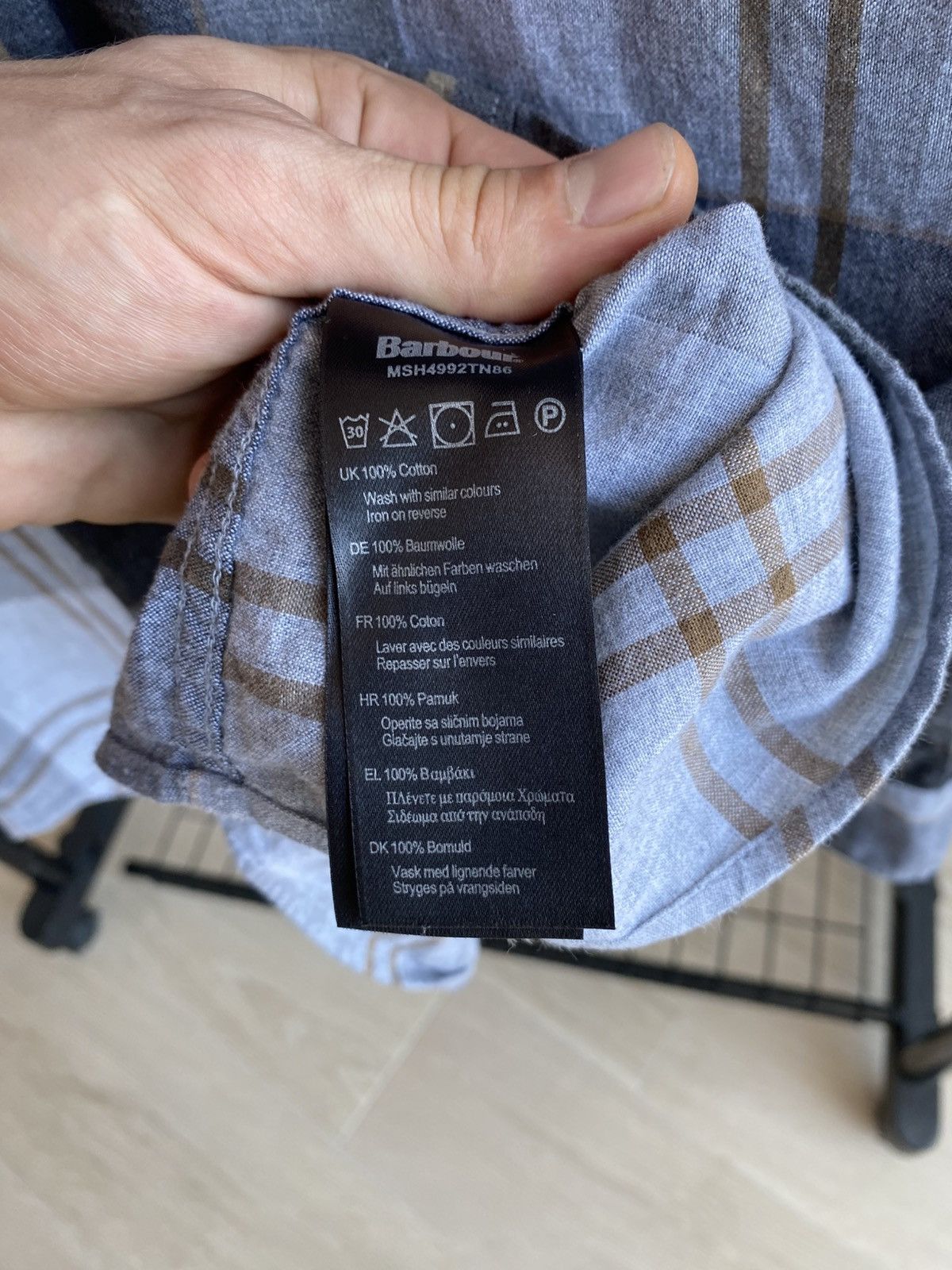Barbour Barbour Grey Button-Up Shirt / Classic British Style Size US M / EU 48-50 / 2 - 5 Thumbnail