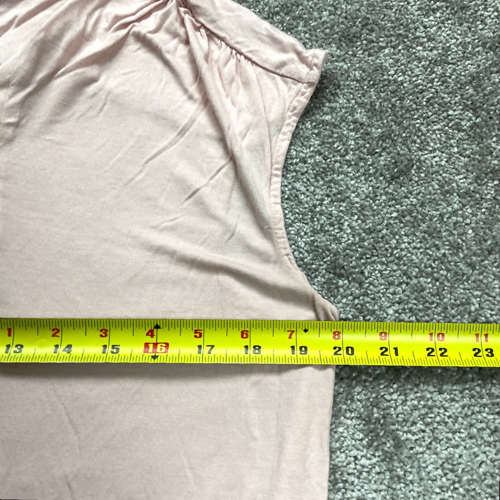 Lands' End Vintage Lands' End Tank Top Shirt Womens Large Casual Sleeveless Blouse Pink Rayon V-Neck Size L / US 10 / IT 46 - 6 Thumbnail