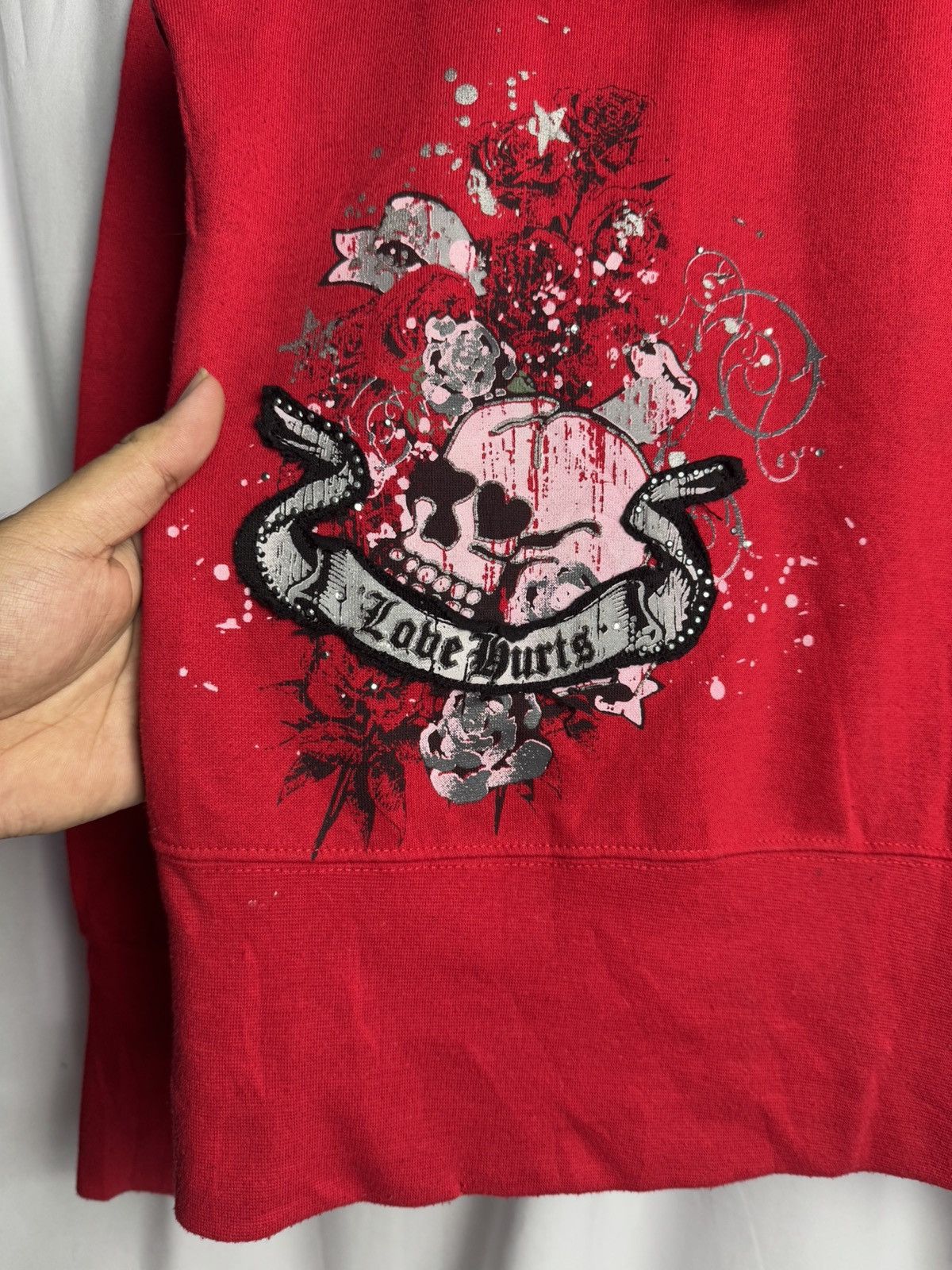 If Six Was Nine × Japanese Brand × Le Grande Bleu (L.G.B.) Gothic Japanese Skulls Hoodie Size US S / EU 44-46 / 1 - 7 Thumbnail