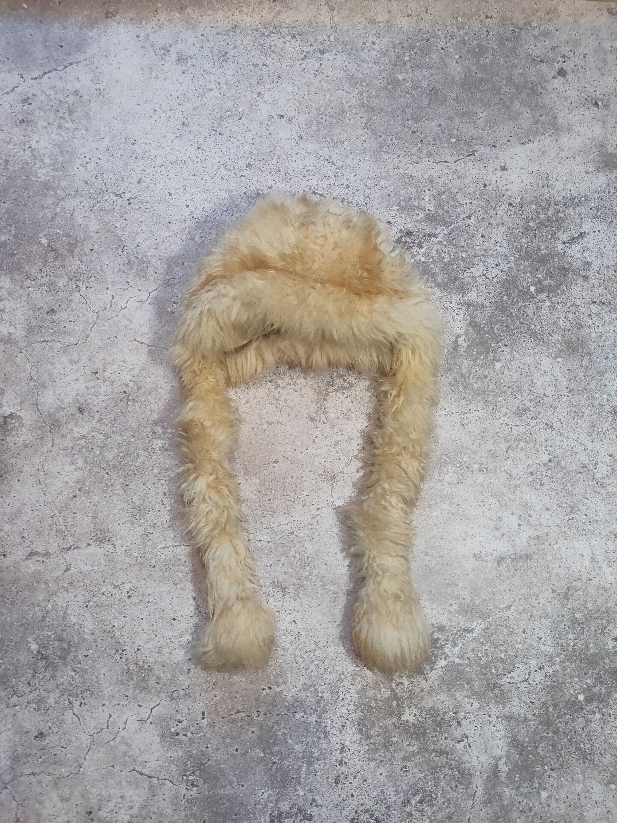 Japanese Brand × Vintage Y2K Faux Fur Ushanka Vintage Fuzzy Warm Mohair Lamb Size ONE SIZE - 1 Thumbnail