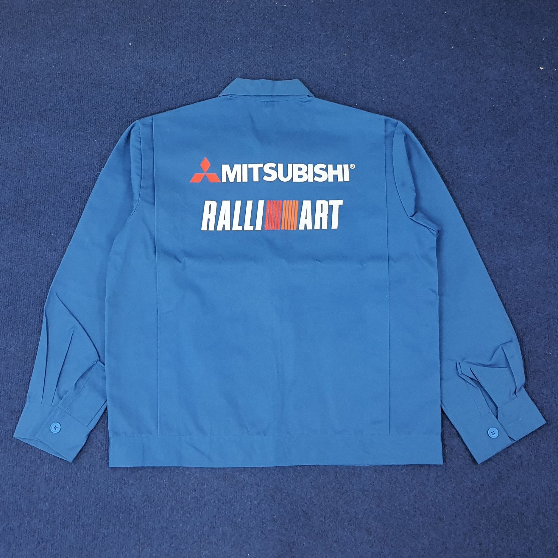 Japanese Brand × Vintage Vintage Mitsubishi RalliArt Japan Motorsports Jacket C220N10 Size US M / EU 48-50 / 2 - 1 Thumbnail