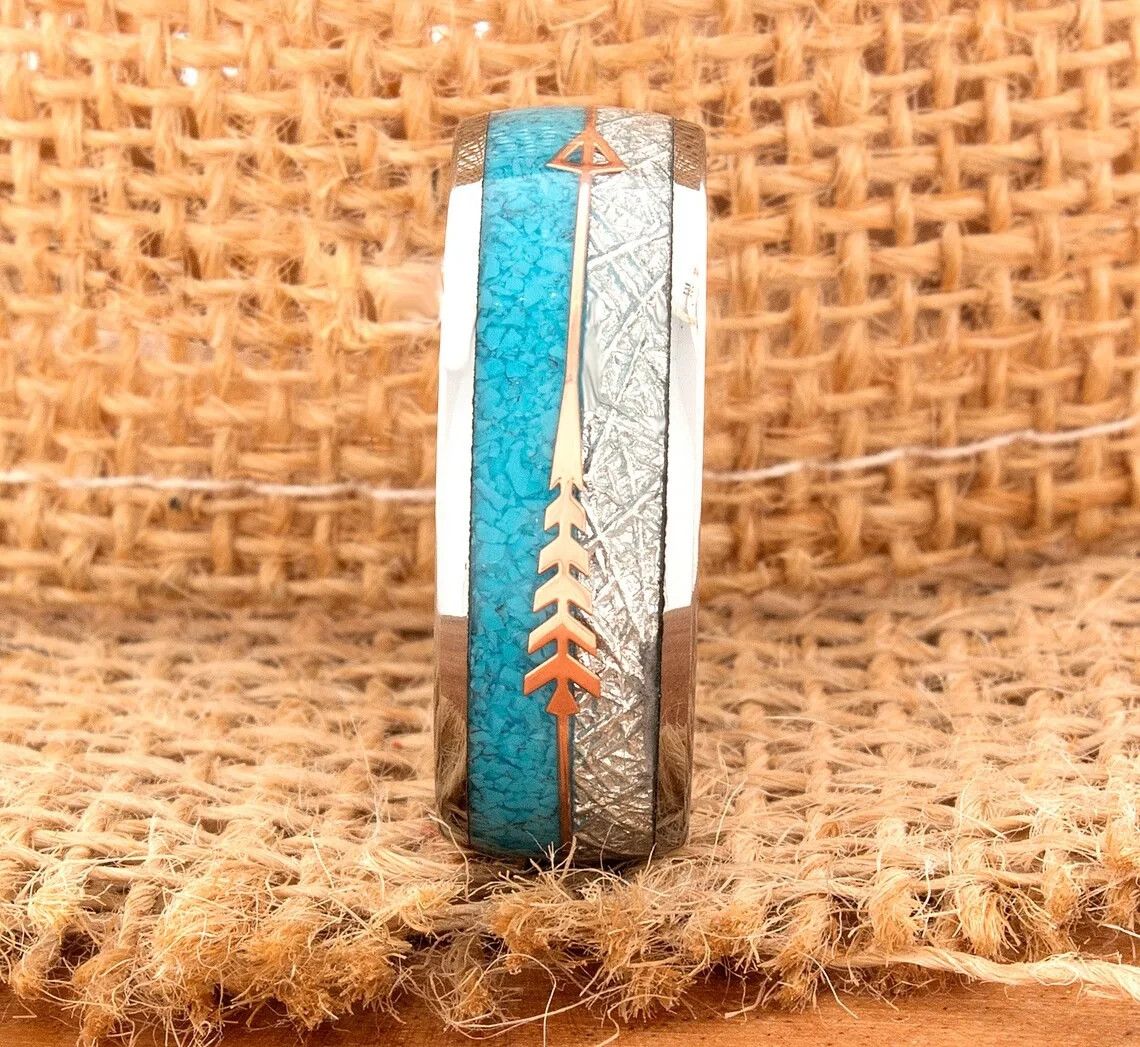 Jewelry Arrow Meteorites Turquoise Rings Size ONE SIZE - 5 Thumbnail