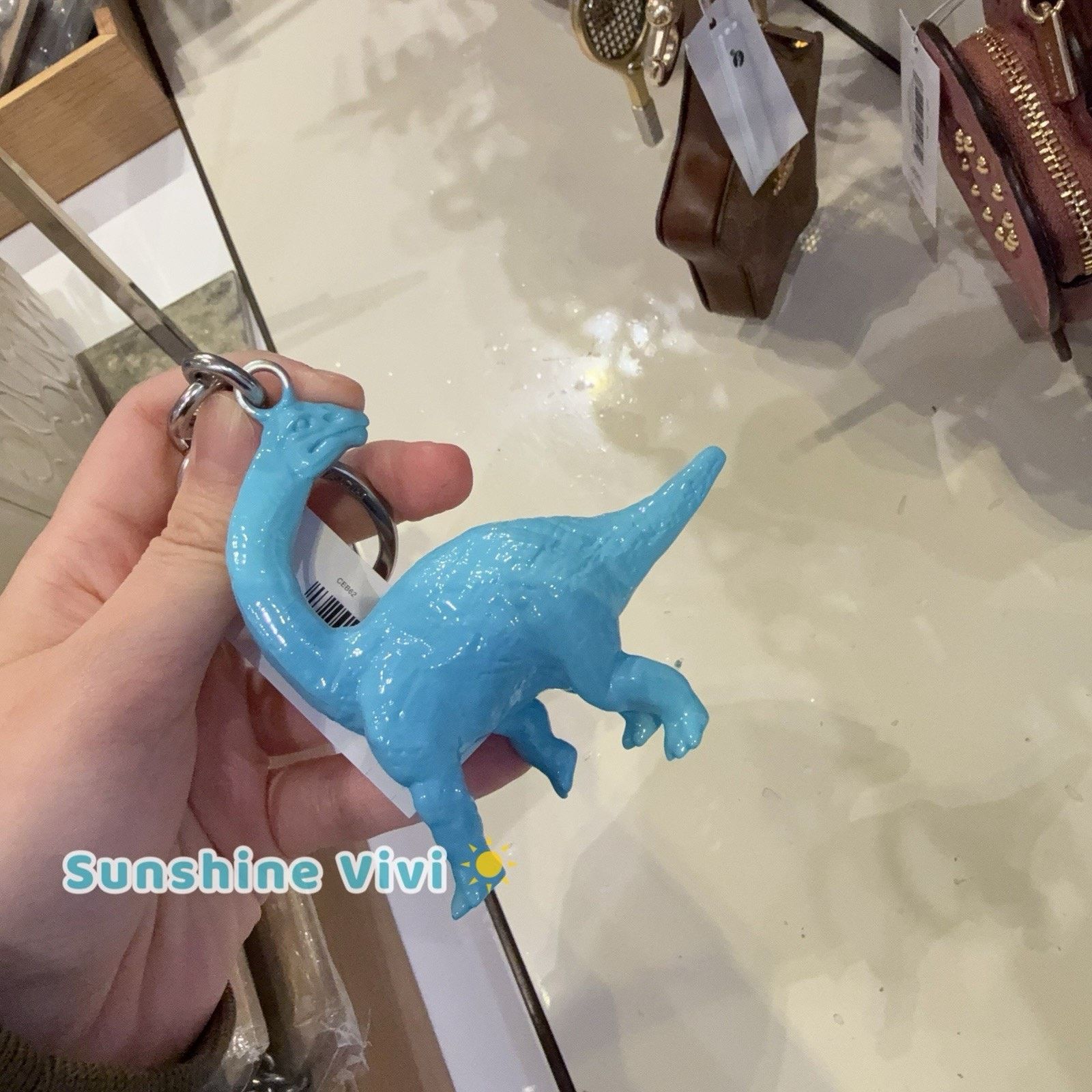 Coach NWT Coach CEB62 Keychain Brachiosaurus dinosaur Bag Charm Size ONE SIZE - 3 Thumbnail