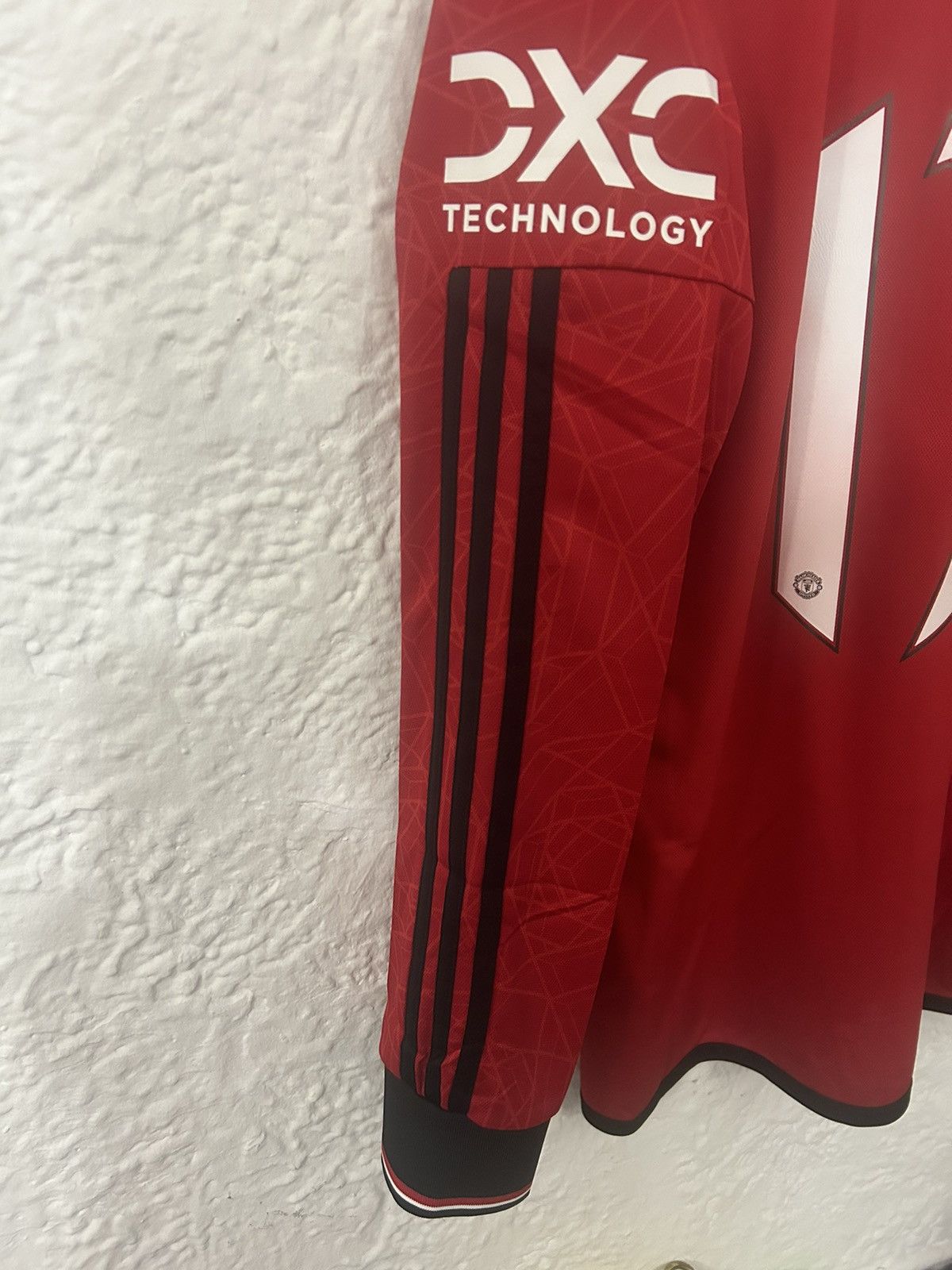 Adidas 2023-24 Alejandro Garnacho Adidas Manchester United Home Kit Size US XL / EU 56 / 4 - 5 Thumbnail