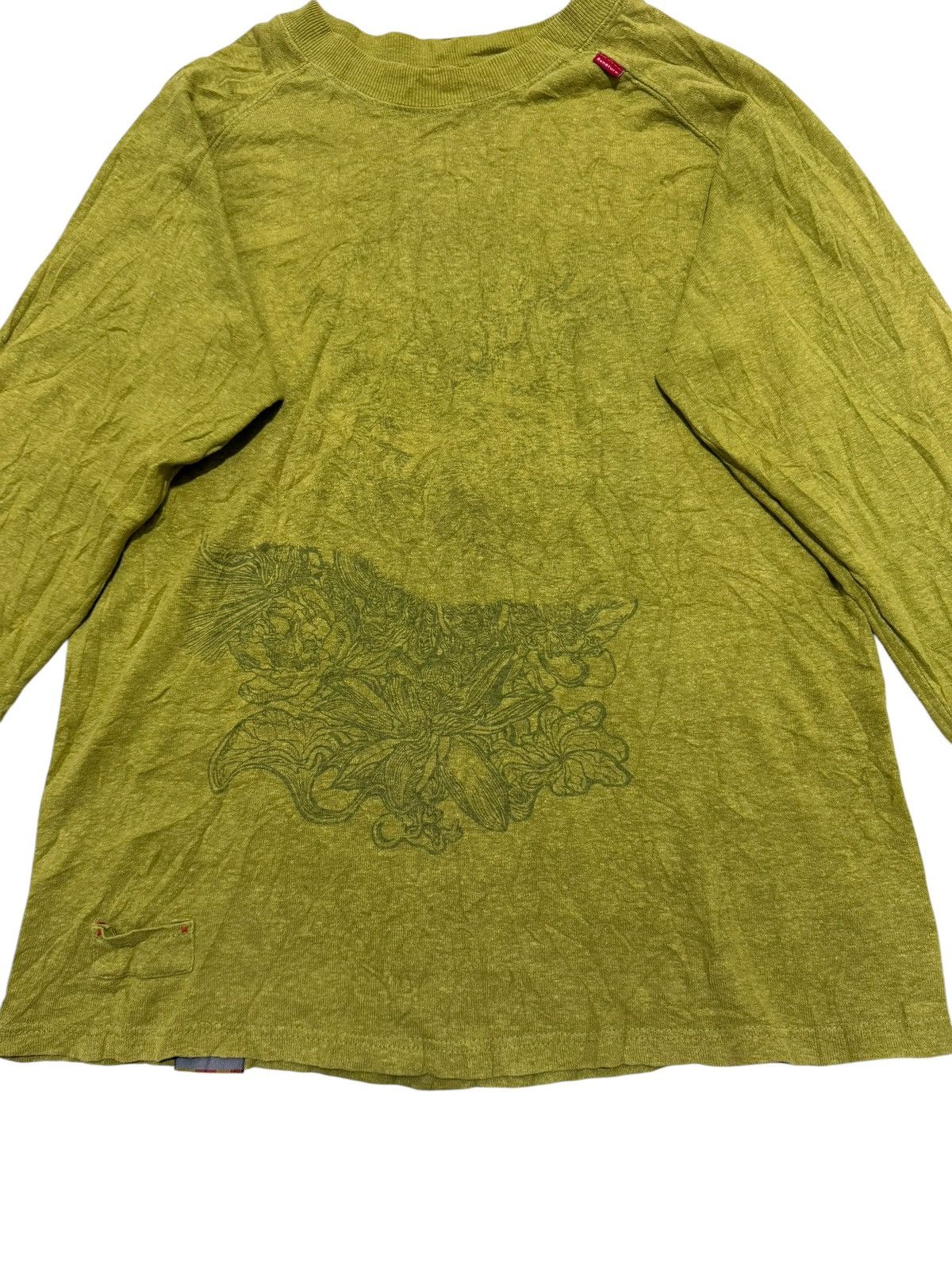 Japanese Brand HEMP T-Shirt Renature Japan Brand Art Design Nature Lives Size US M / EU 48-50 / 2 - 4 Thumbnail