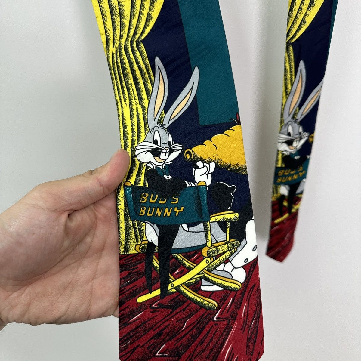 Vintage Vintage 90s 1995 Looney Tunes Bugs Bunny producer tie humor Size ONE SIZE - 4 Thumbnail