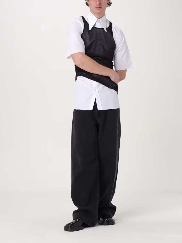 Maison Margiela o1s22i1n1024 Studded Shirt in White Size US M / EU 48-50 / 2 - 2 Thumbnail