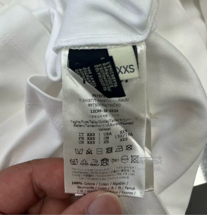 Fendi Fendi White Pocket Embossed Logo Short Sleeve Size XXS / US 00 / IT 34 - 4 Thumbnail