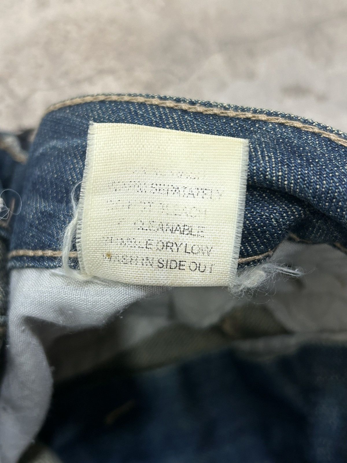 Le Grande Bleu (L.G.B.) Y2k Gui Show Jeans Straight Leg Embellishment Distressed Size US 34 / EU 50 - 18 Thumbnail