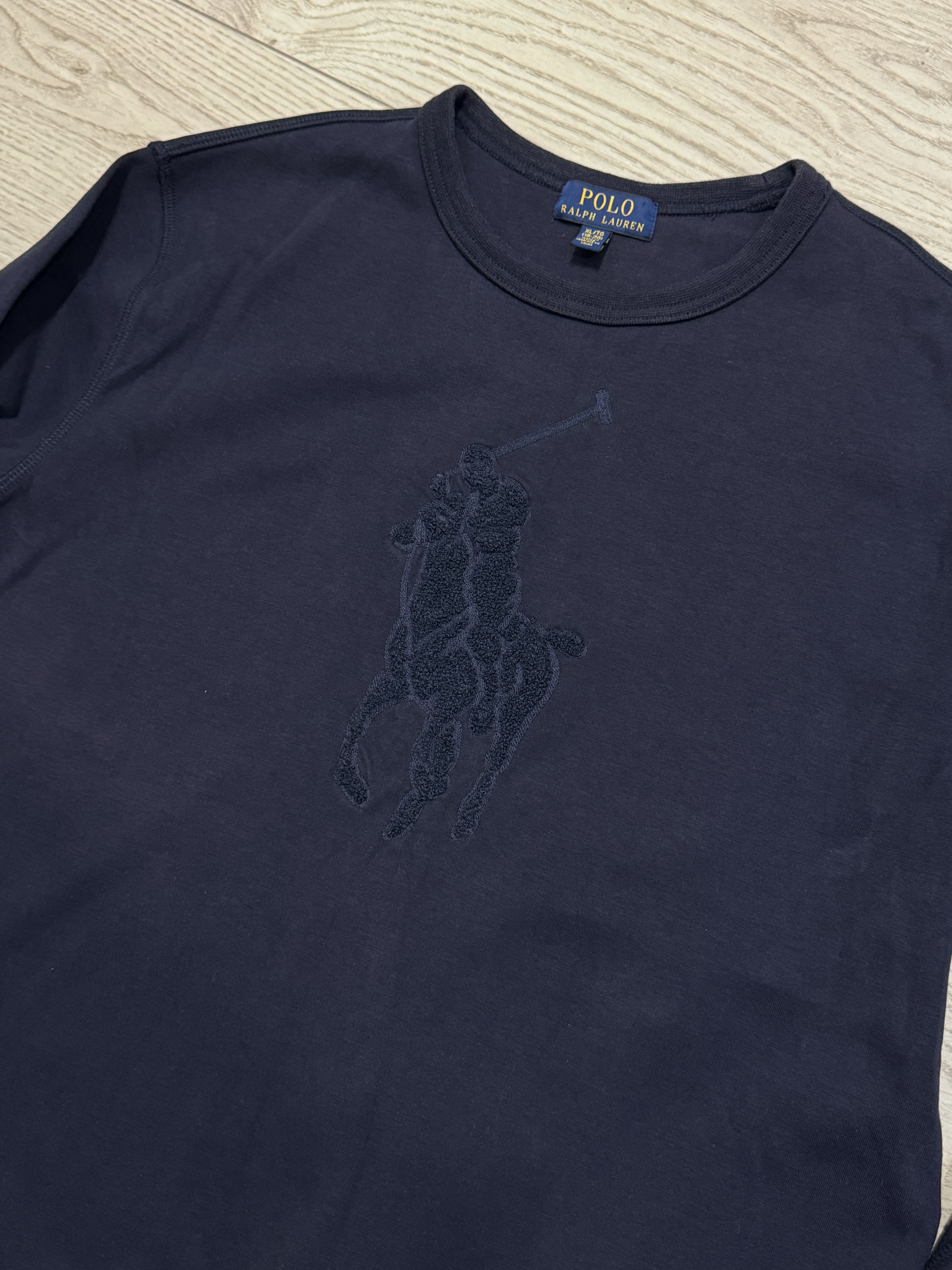 Polo Ralph Lauren Polo Ralph Lauren navy embroidered sweatshirt Size US S / EU 44-46 / 1 - 2 Thumbnail