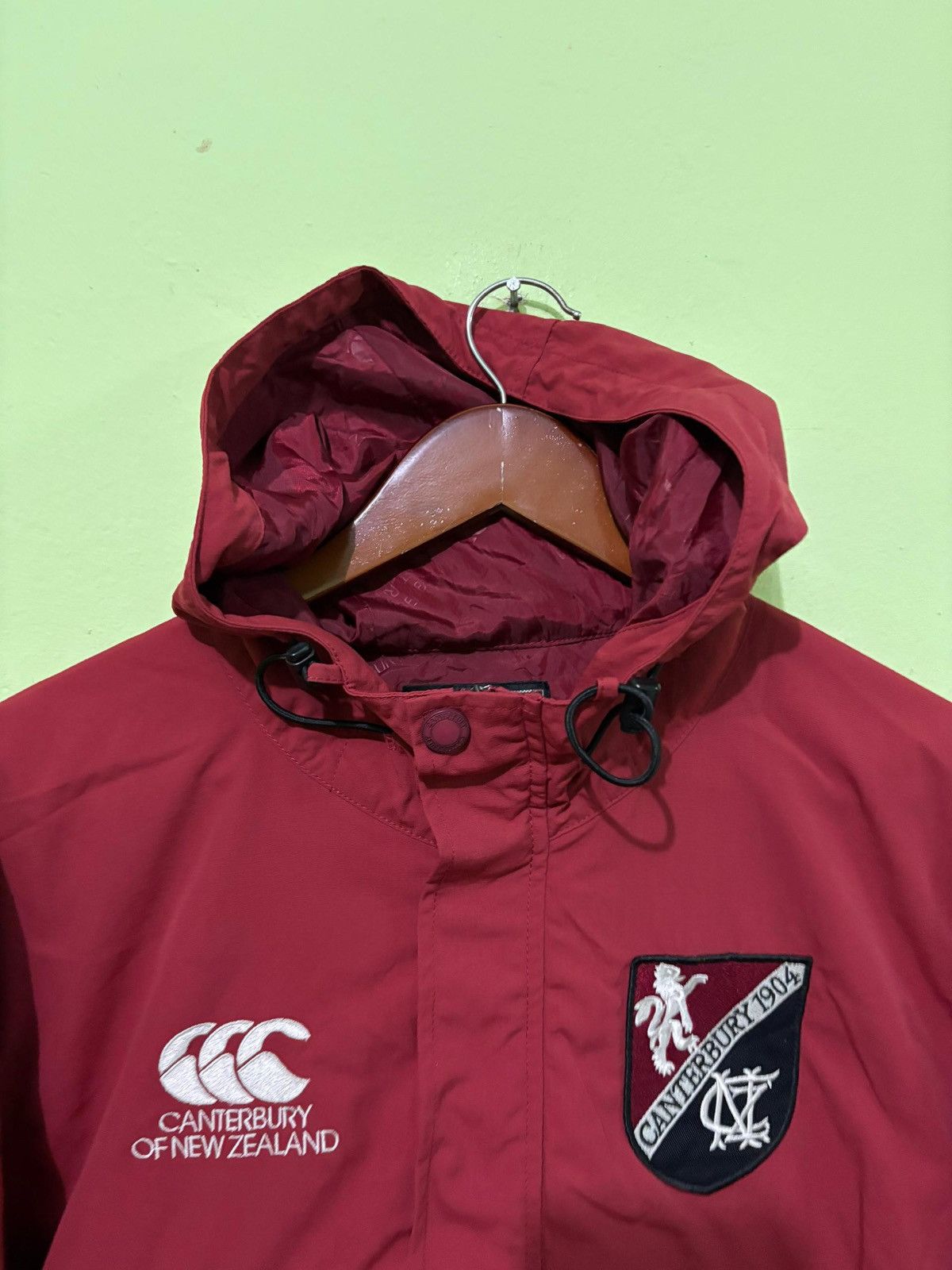 Vintage Canterburry Anorak Jacket With Hoodie Design