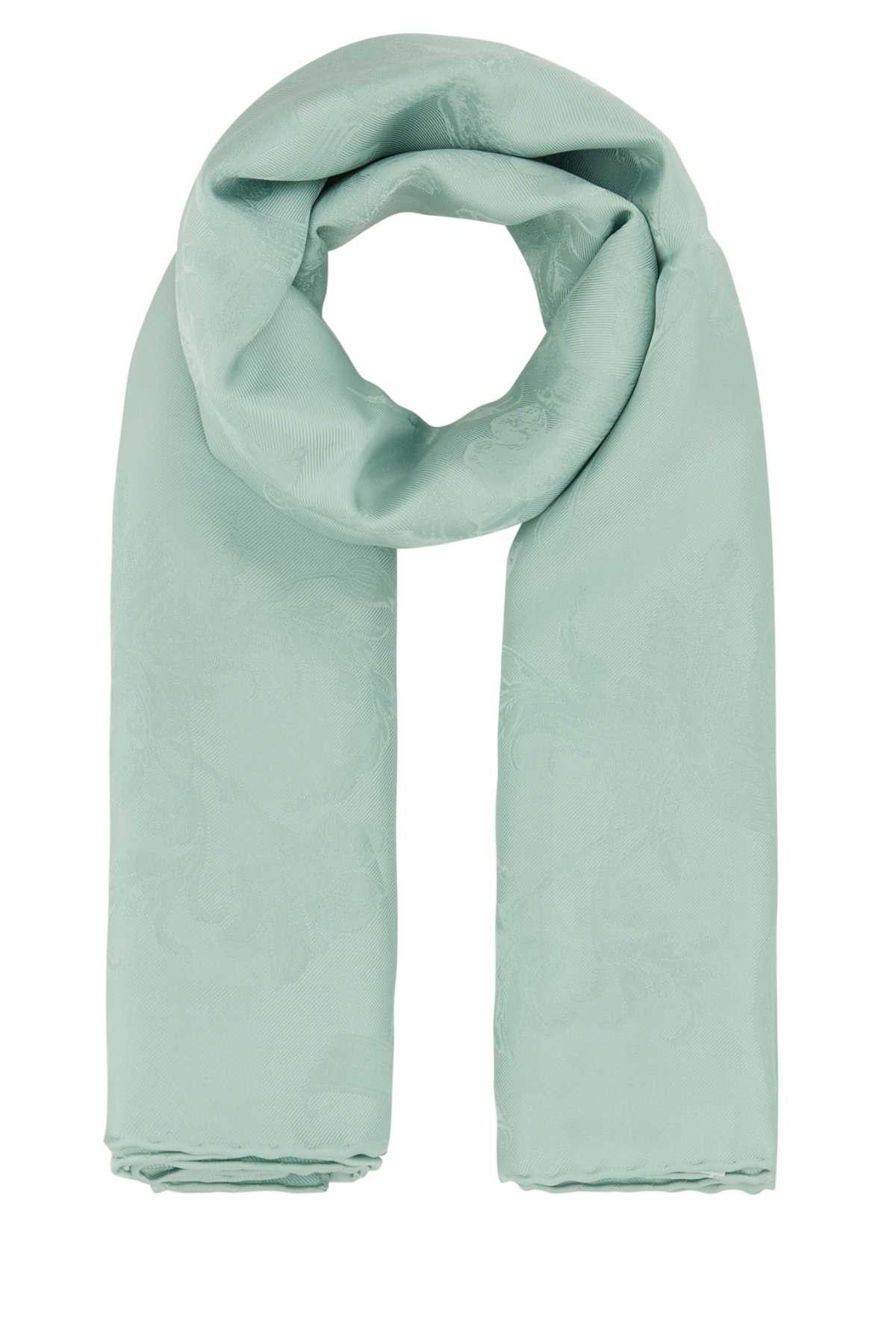 Alexander McQueen Sea Green Silk Foulard Size ONE SIZE - 1 Thumbnail