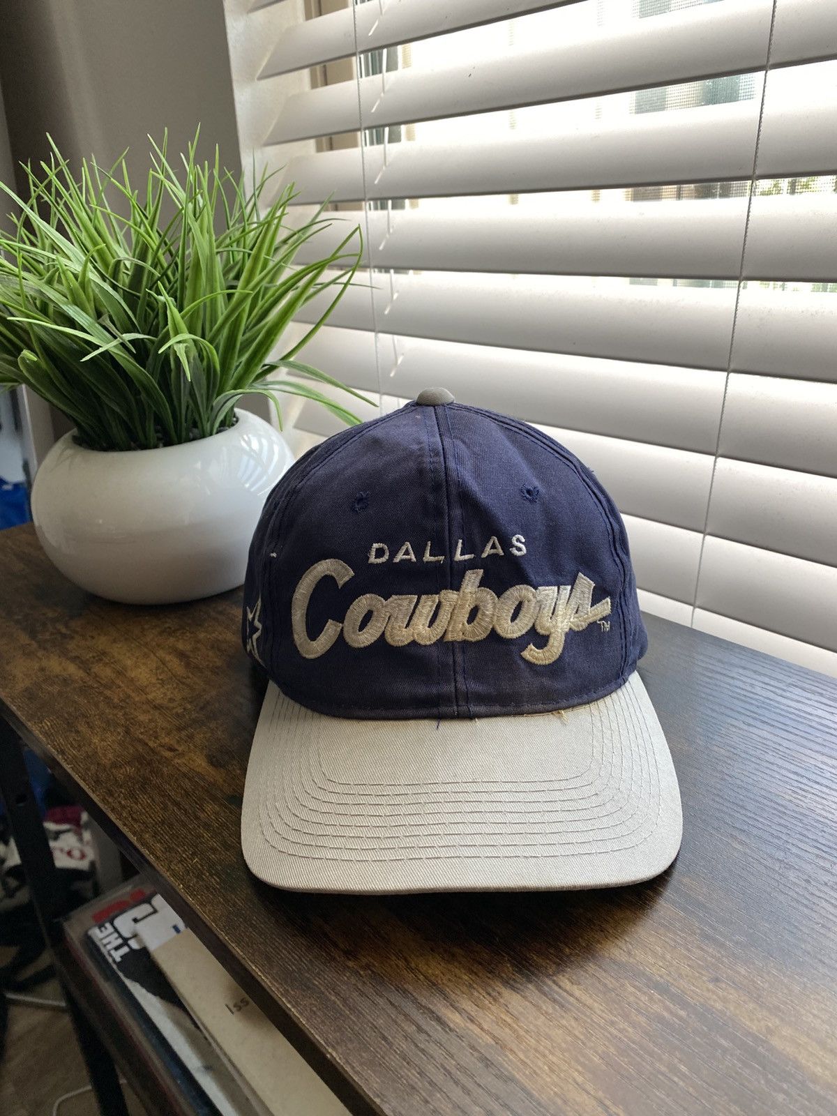 Vintage Vintage 90s Dallas Cowboys Script Snapback Hat Size ONE SIZE - 1 Thumbnail