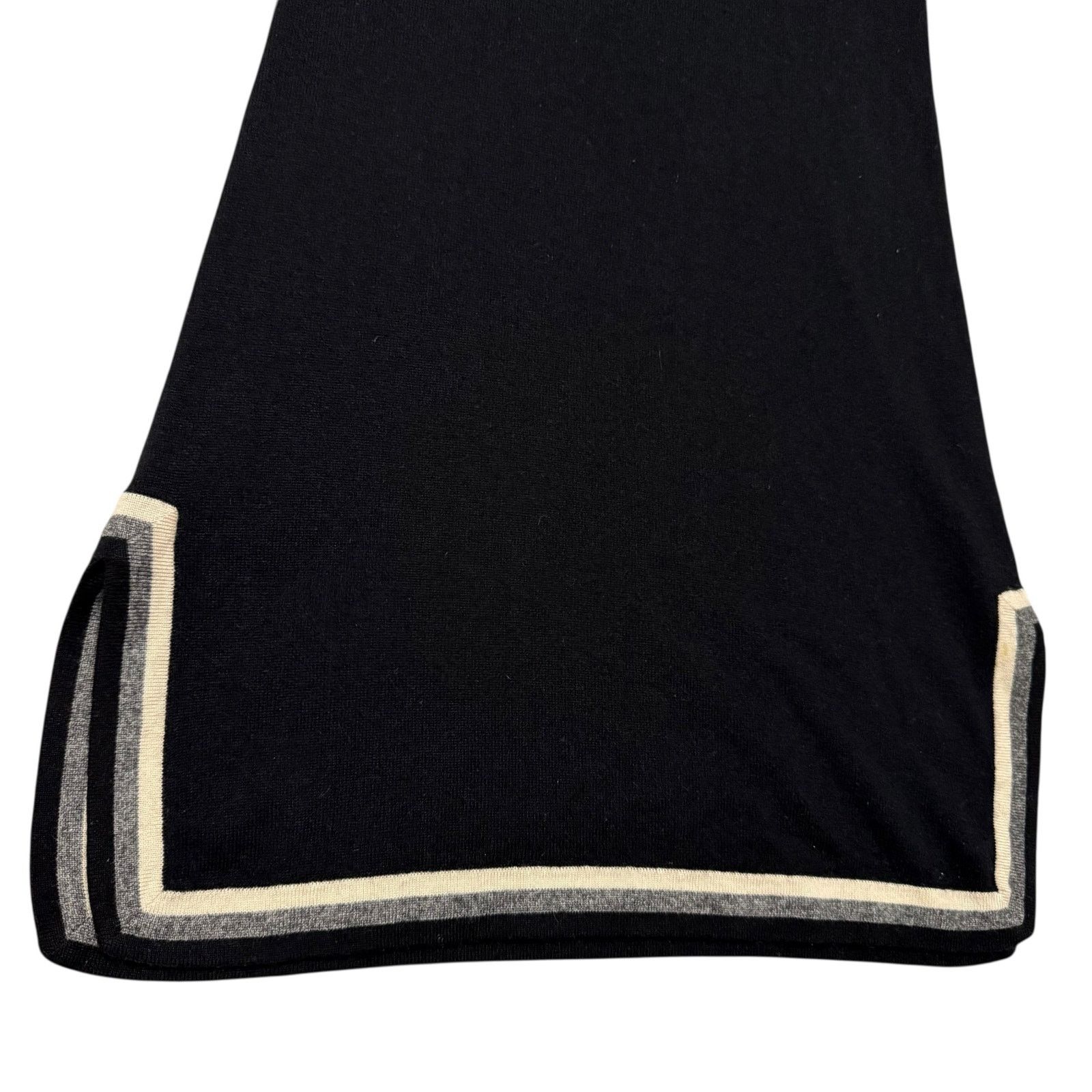 Jaeger Jaeger London Dress Silk Cashmere 3/4 Sleeves Black & White Size XS / US 0-2 / IT 36-38 - 8 Thumbnail